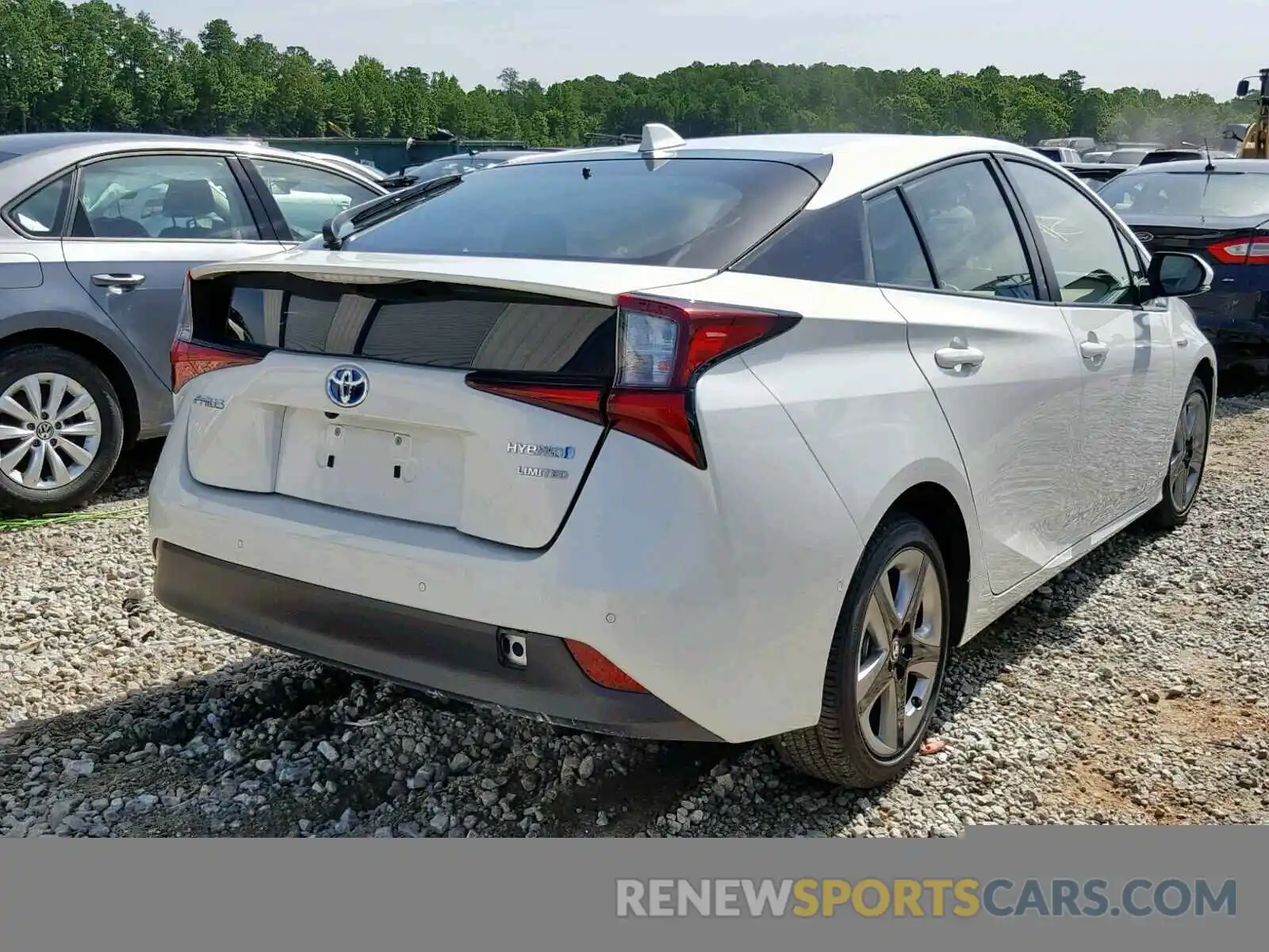 4 Photograph of a damaged car JTDKARFU2K3068788 TOYOTA PRIUS 2019