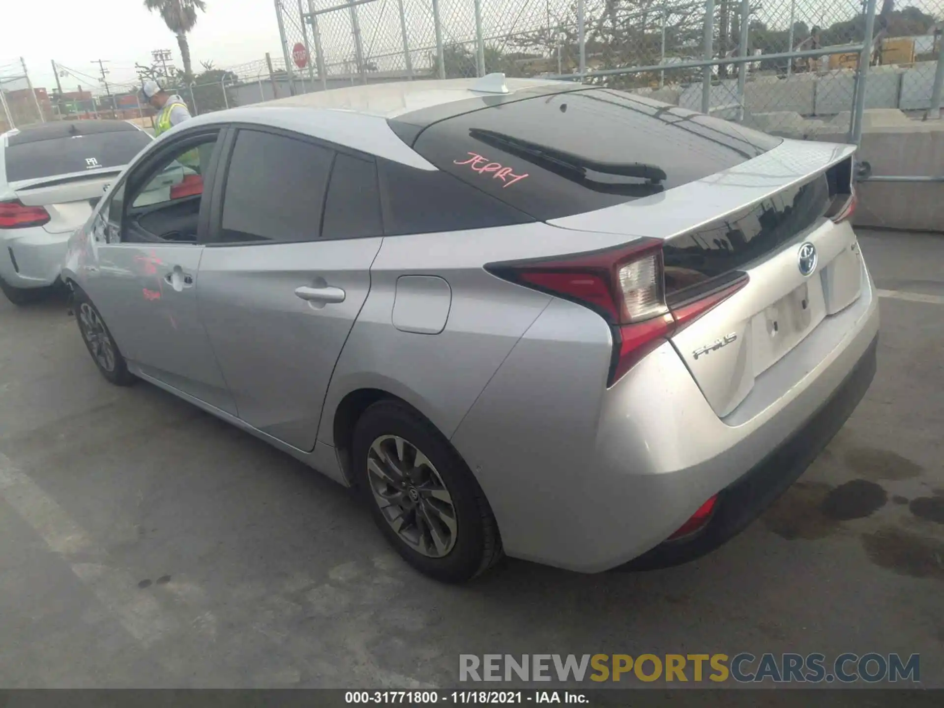 3 Photograph of a damaged car JTDKARFU2K3069794 TOYOTA PRIUS 2019