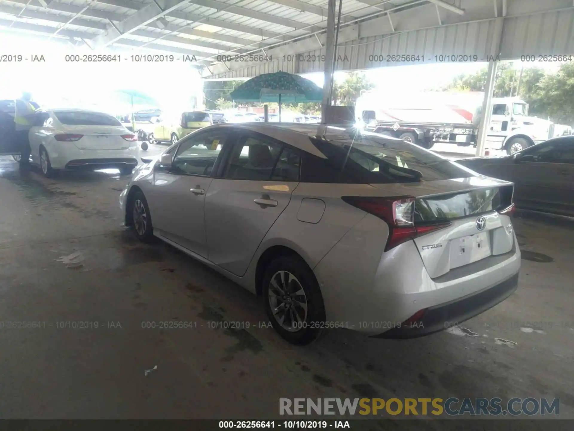 3 Photograph of a damaged car JTDKARFU2K3070167 TOYOTA PRIUS 2019