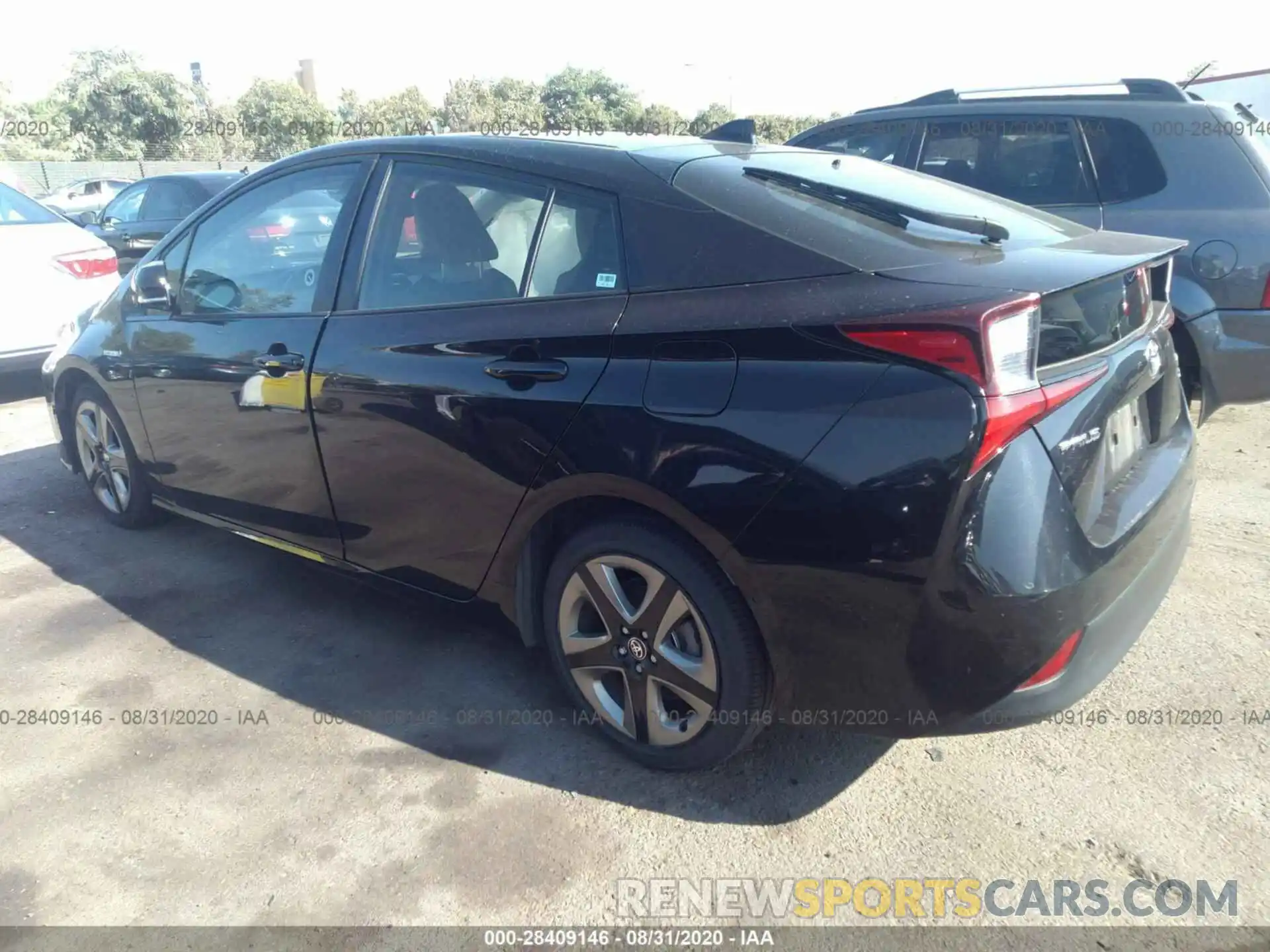 3 Photograph of a damaged car JTDKARFU2K3070864 TOYOTA PRIUS 2019