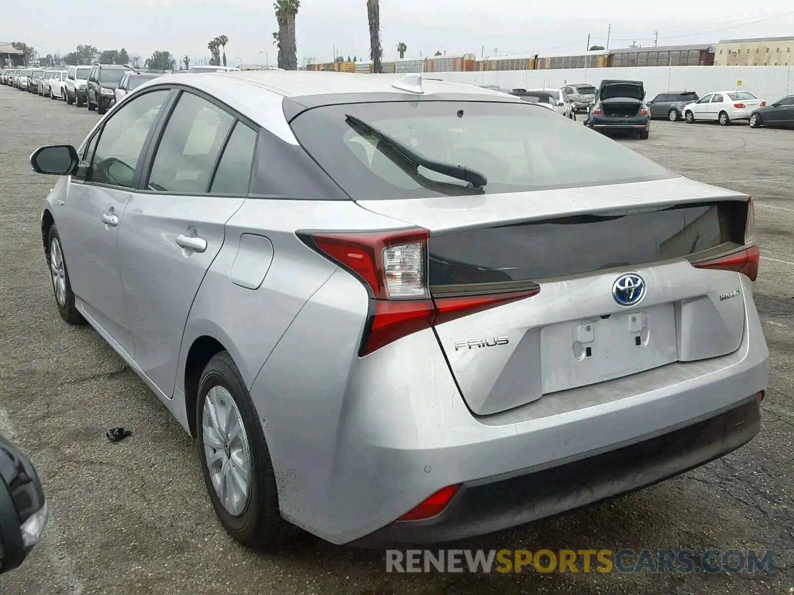 3 Photograph of a damaged car JTDKARFU2K3071870 TOYOTA PRIUS 2019