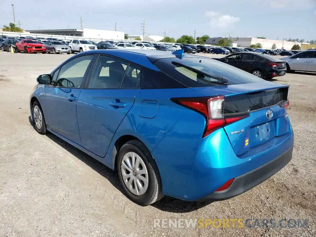 3 Photograph of a damaged car JTDKARFU2K3072467 TOYOTA PRIUS 2019