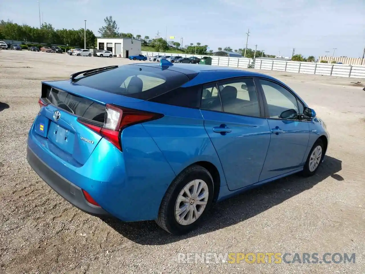 4 Photograph of a damaged car JTDKARFU2K3072467 TOYOTA PRIUS 2019