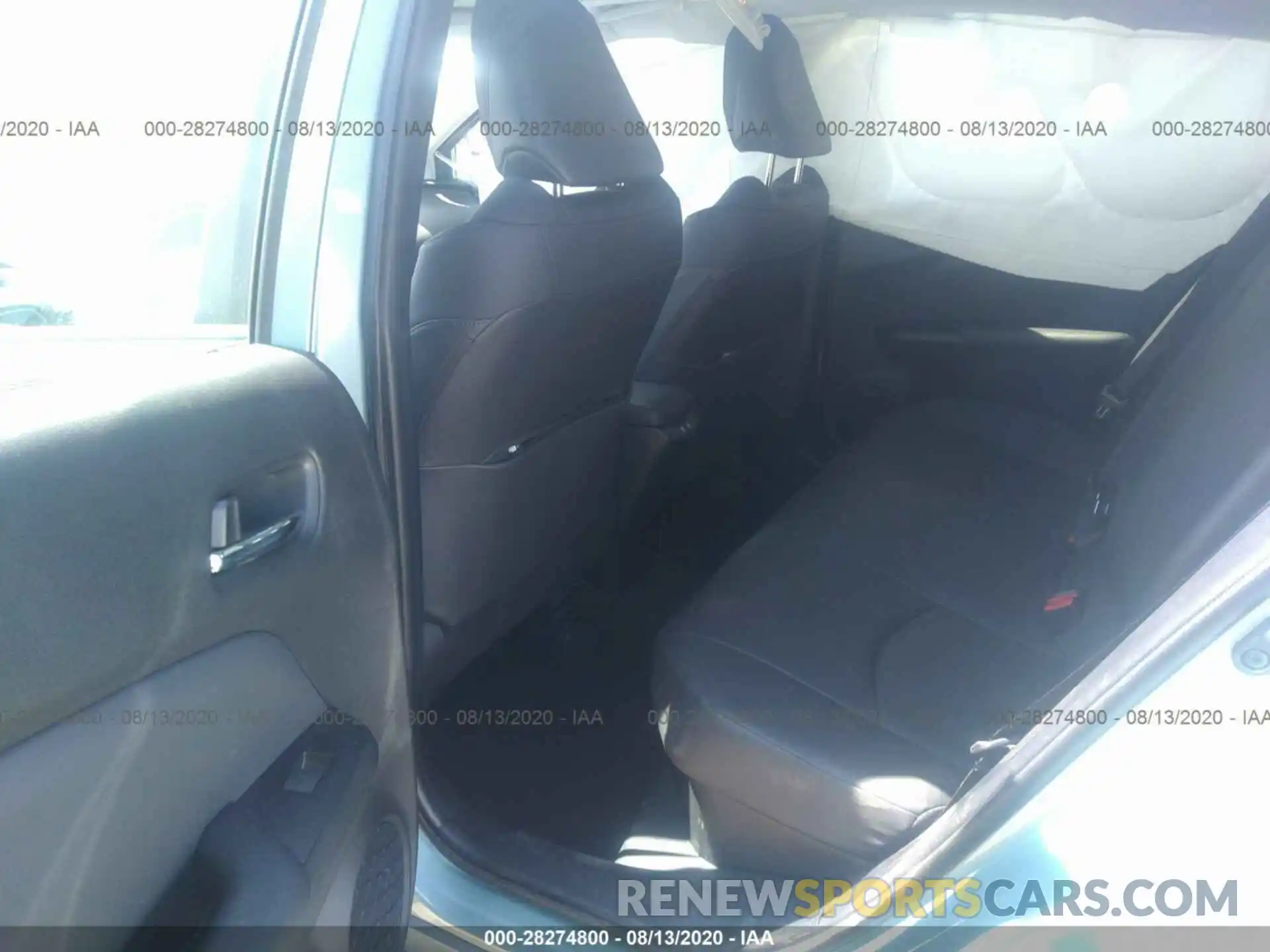 8 Photograph of a damaged car JTDKARFU2K3072565 TOYOTA PRIUS 2019