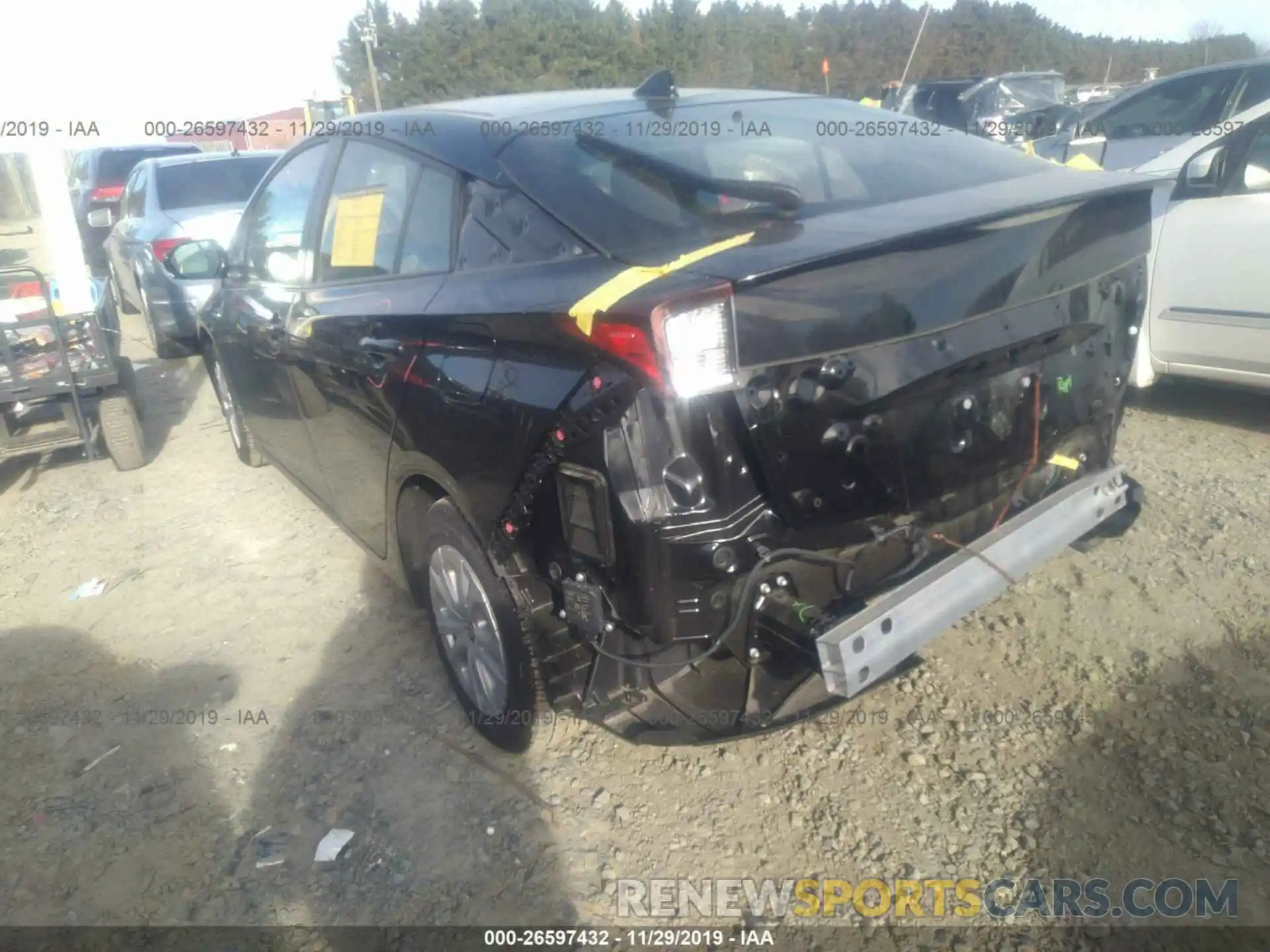 3 Photograph of a damaged car JTDKARFU2K3075188 TOYOTA PRIUS 2019