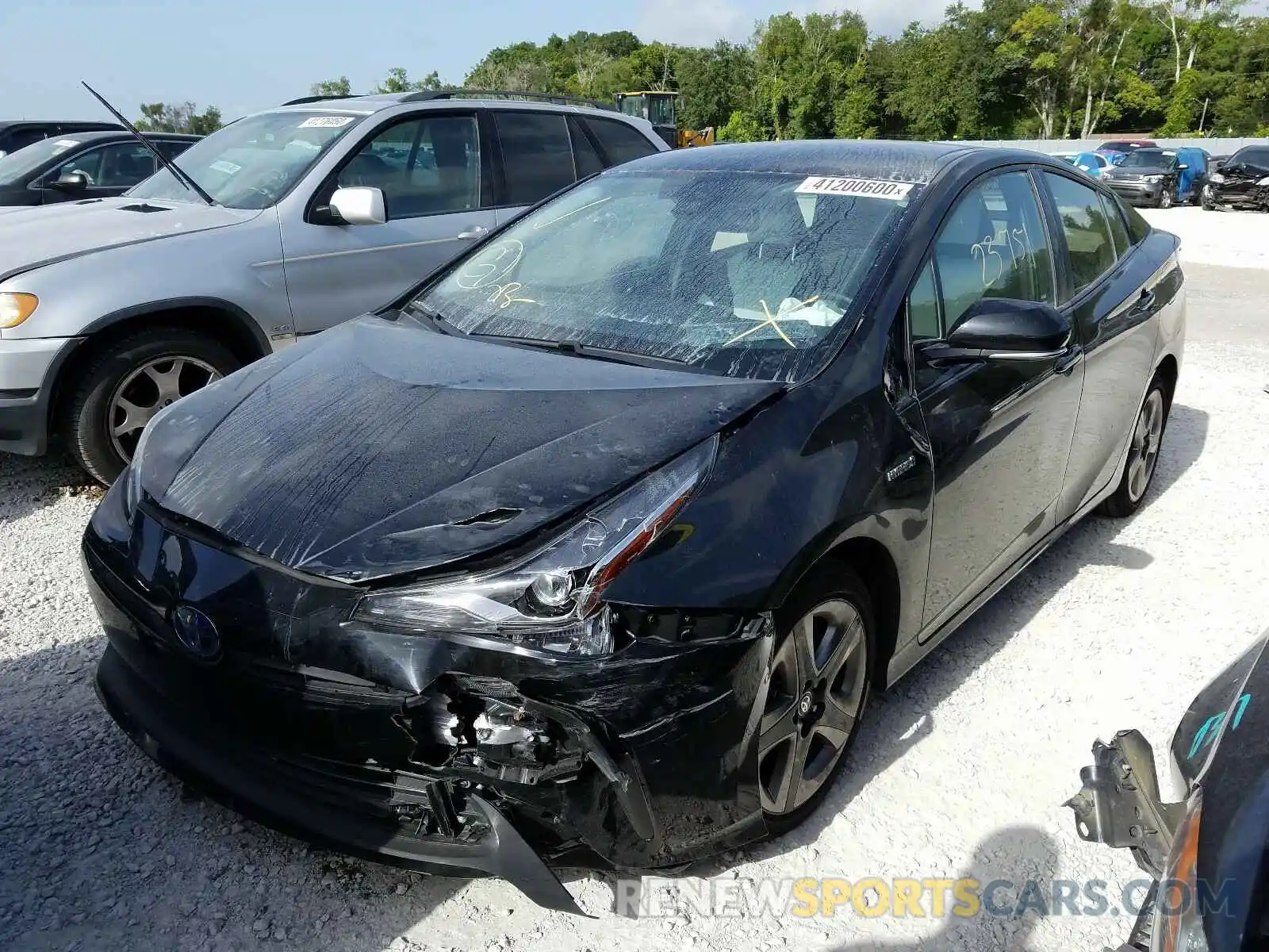 2 Photograph of a damaged car JTDKARFU2K3075563 TOYOTA PRIUS 2019