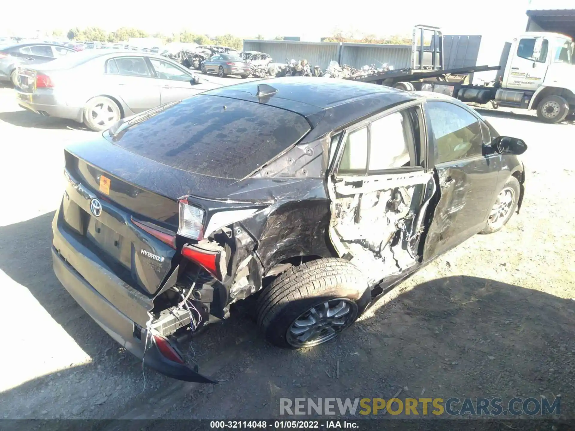 4 Photograph of a damaged car JTDKARFU2K3075904 TOYOTA PRIUS 2019