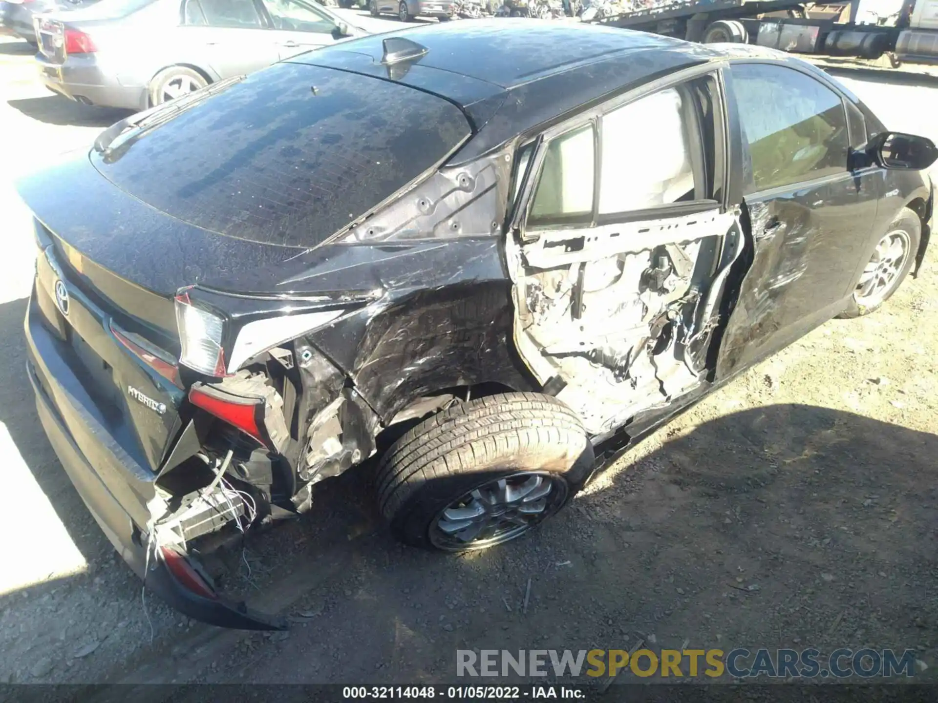 6 Photograph of a damaged car JTDKARFU2K3075904 TOYOTA PRIUS 2019