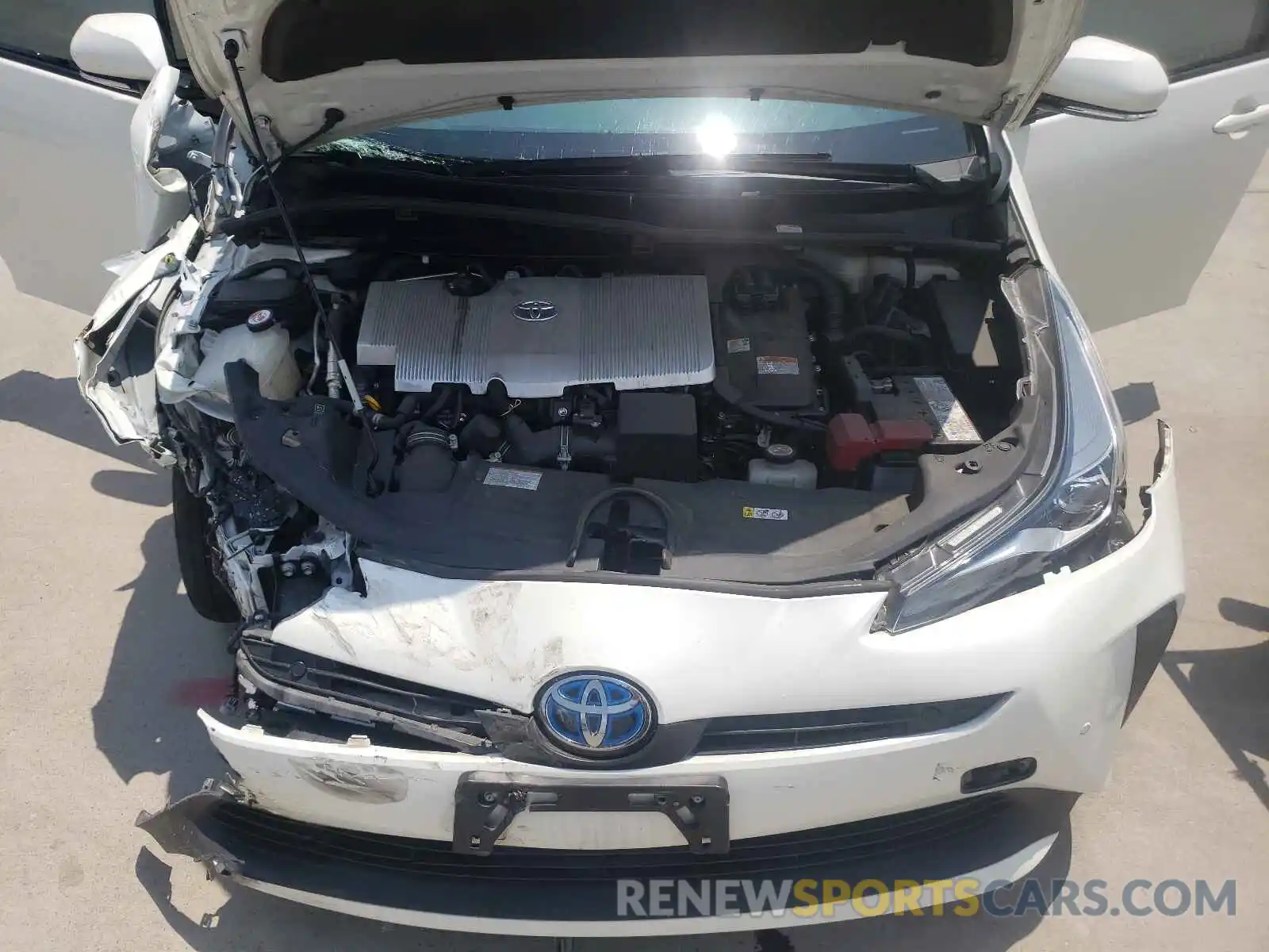 7 Photograph of a damaged car JTDKARFU2K3076695 TOYOTA PRIUS 2019