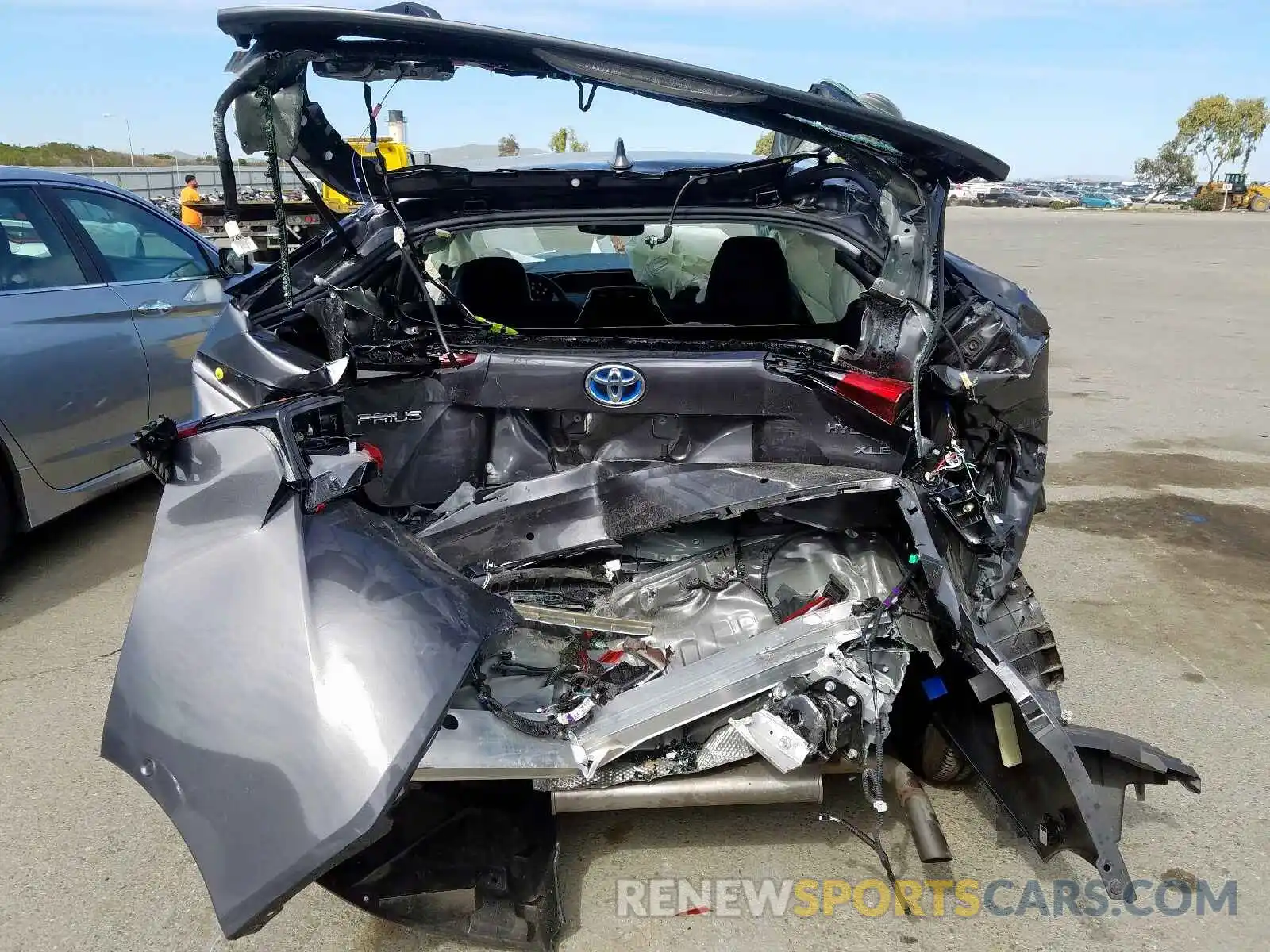 9 Photograph of a damaged car JTDKARFU2K3076941 TOYOTA PRIUS 2019