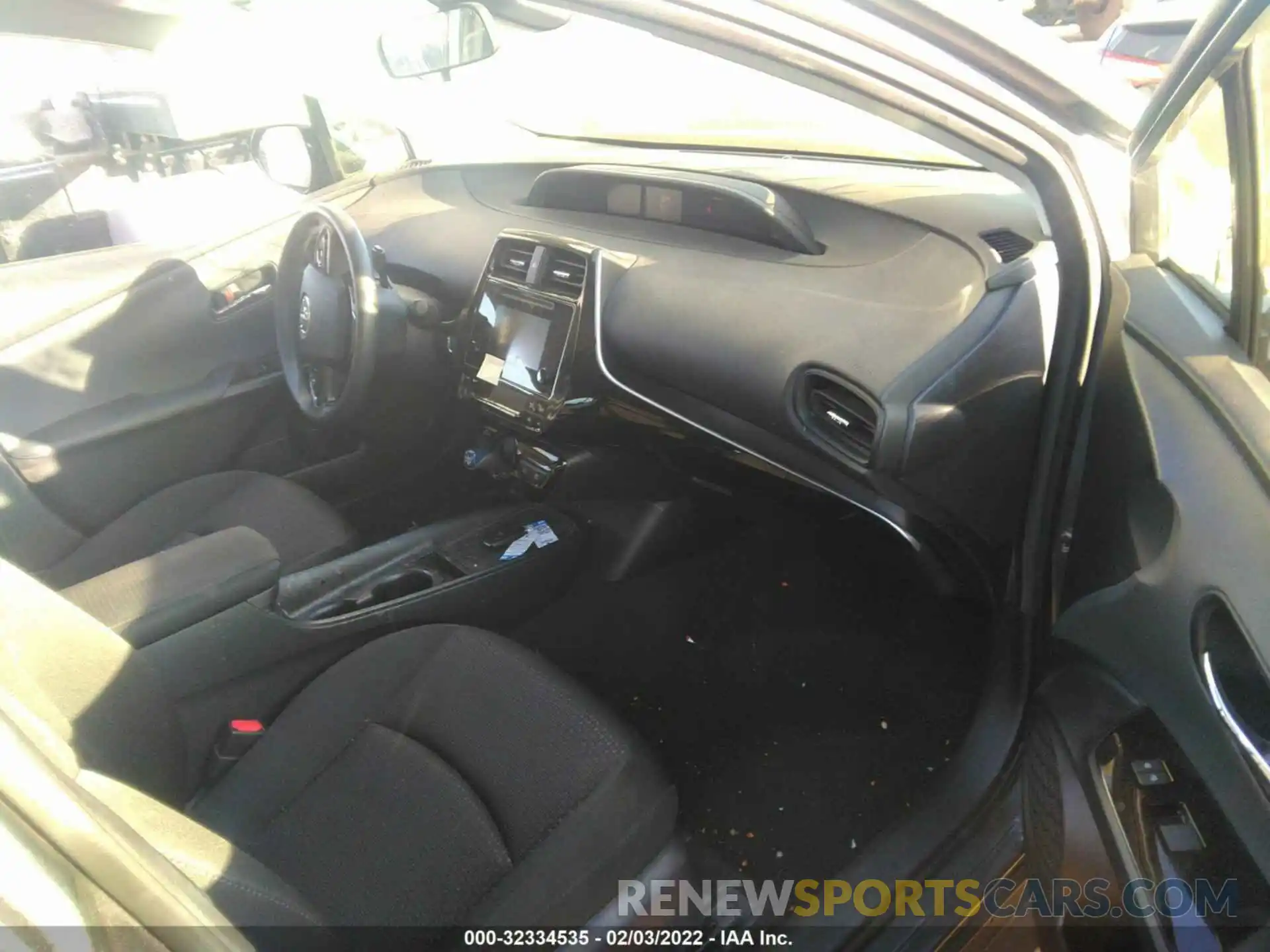 5 Photograph of a damaged car JTDKARFU2K3078821 TOYOTA PRIUS 2019