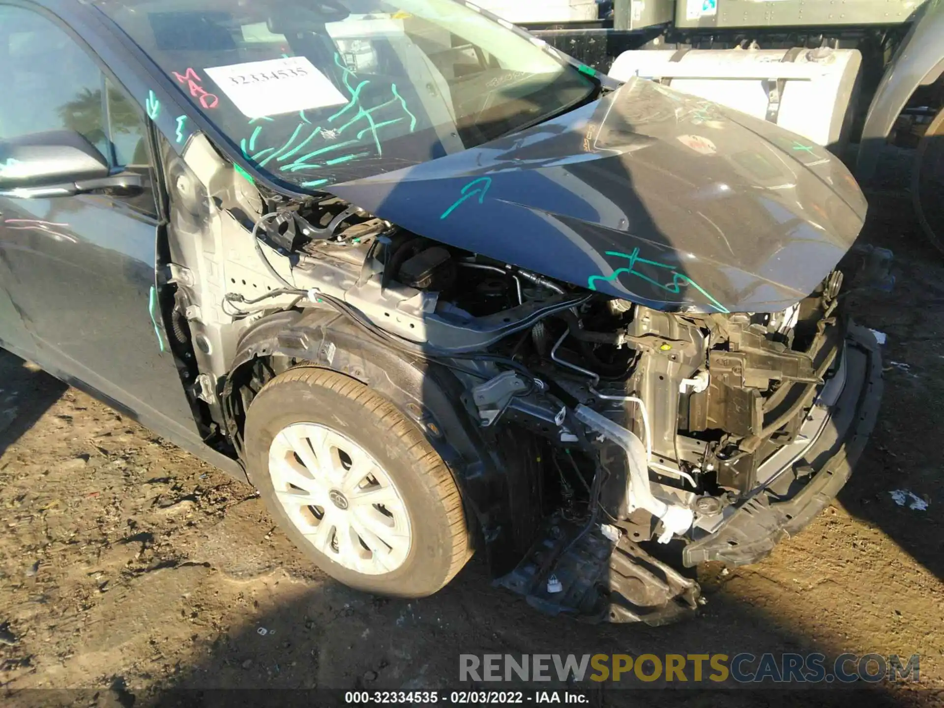 6 Photograph of a damaged car JTDKARFU2K3078821 TOYOTA PRIUS 2019