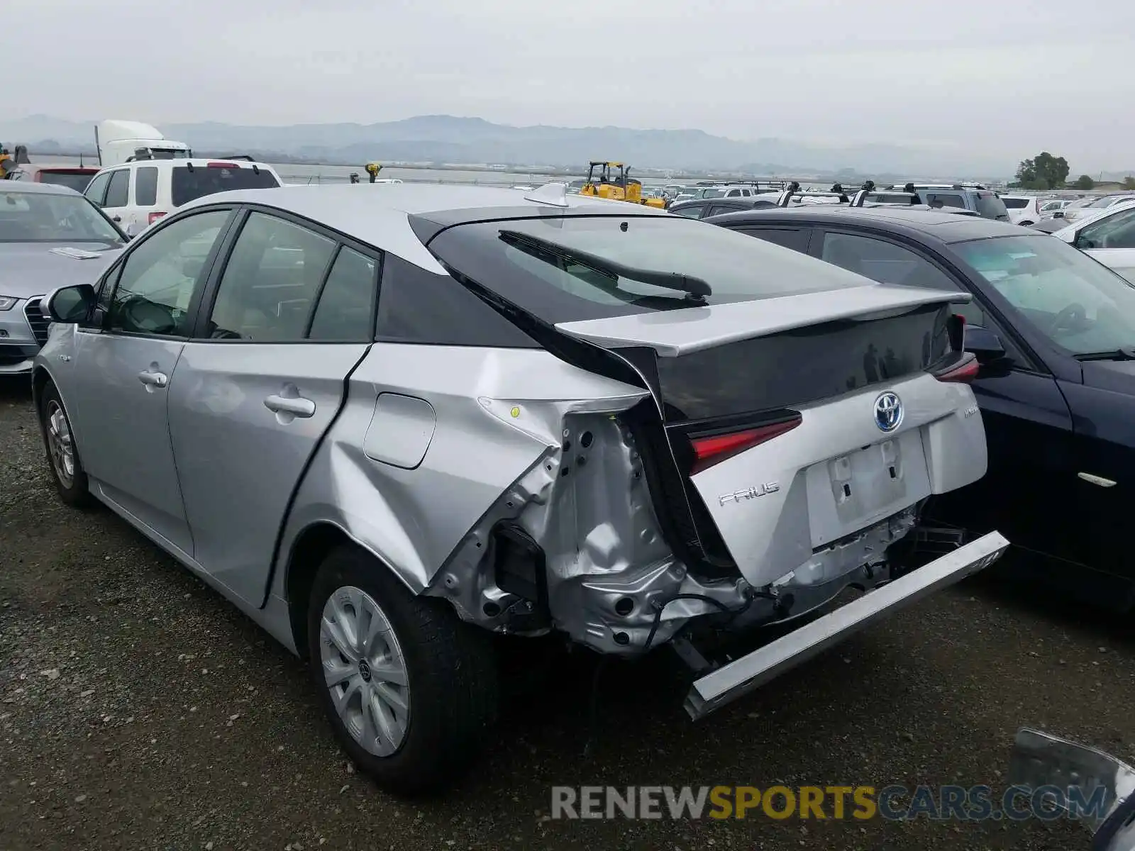 3 Photograph of a damaged car JTDKARFU2K3079189 TOYOTA PRIUS 2019