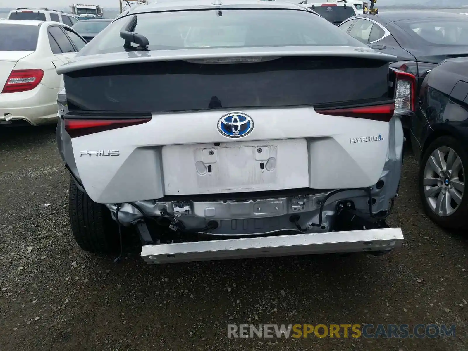 9 Photograph of a damaged car JTDKARFU2K3079189 TOYOTA PRIUS 2019