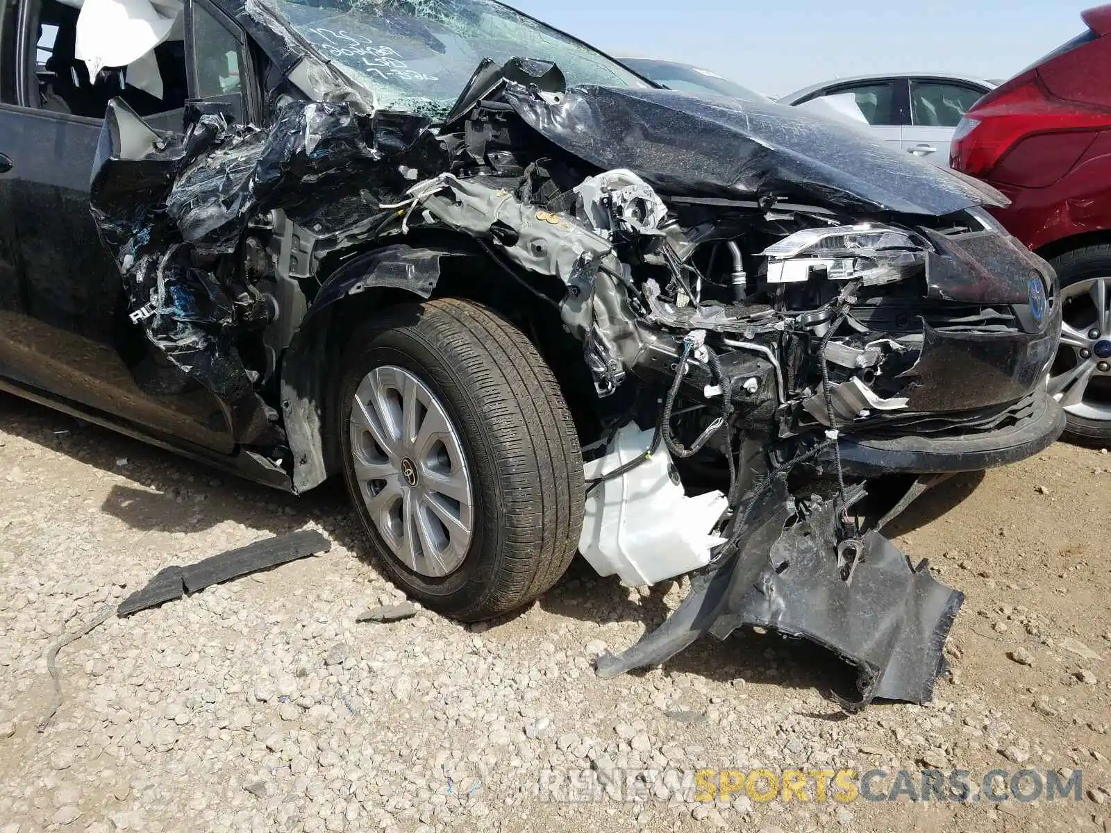 9 Photograph of a damaged car JTDKARFU2K3082061 TOYOTA PRIUS 2019