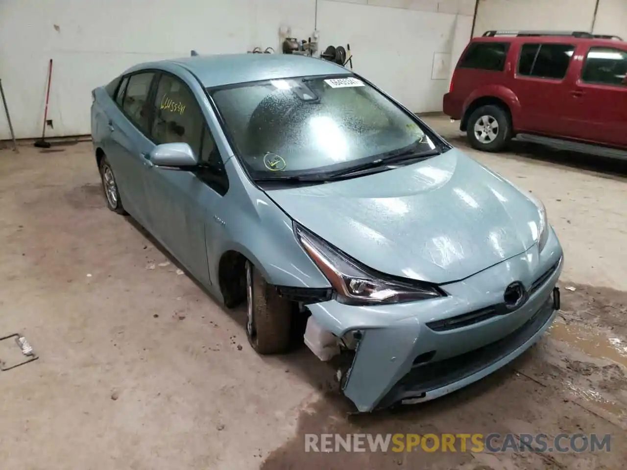 1 Фотография поврежденного автомобиля JTDKARFU2K3082903 TOYOTA PRIUS 2019