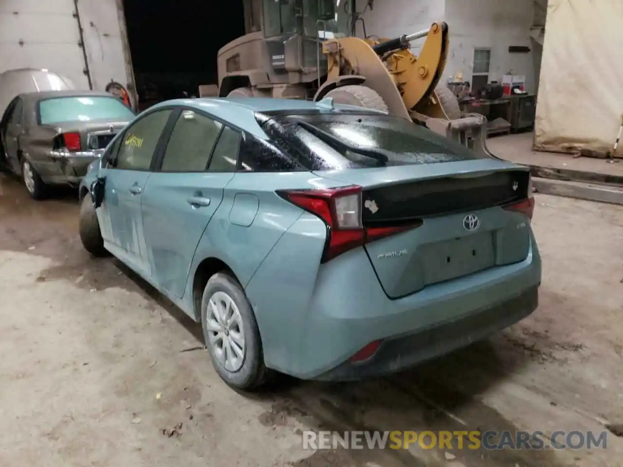 3 Photograph of a damaged car JTDKARFU2K3082903 TOYOTA PRIUS 2019