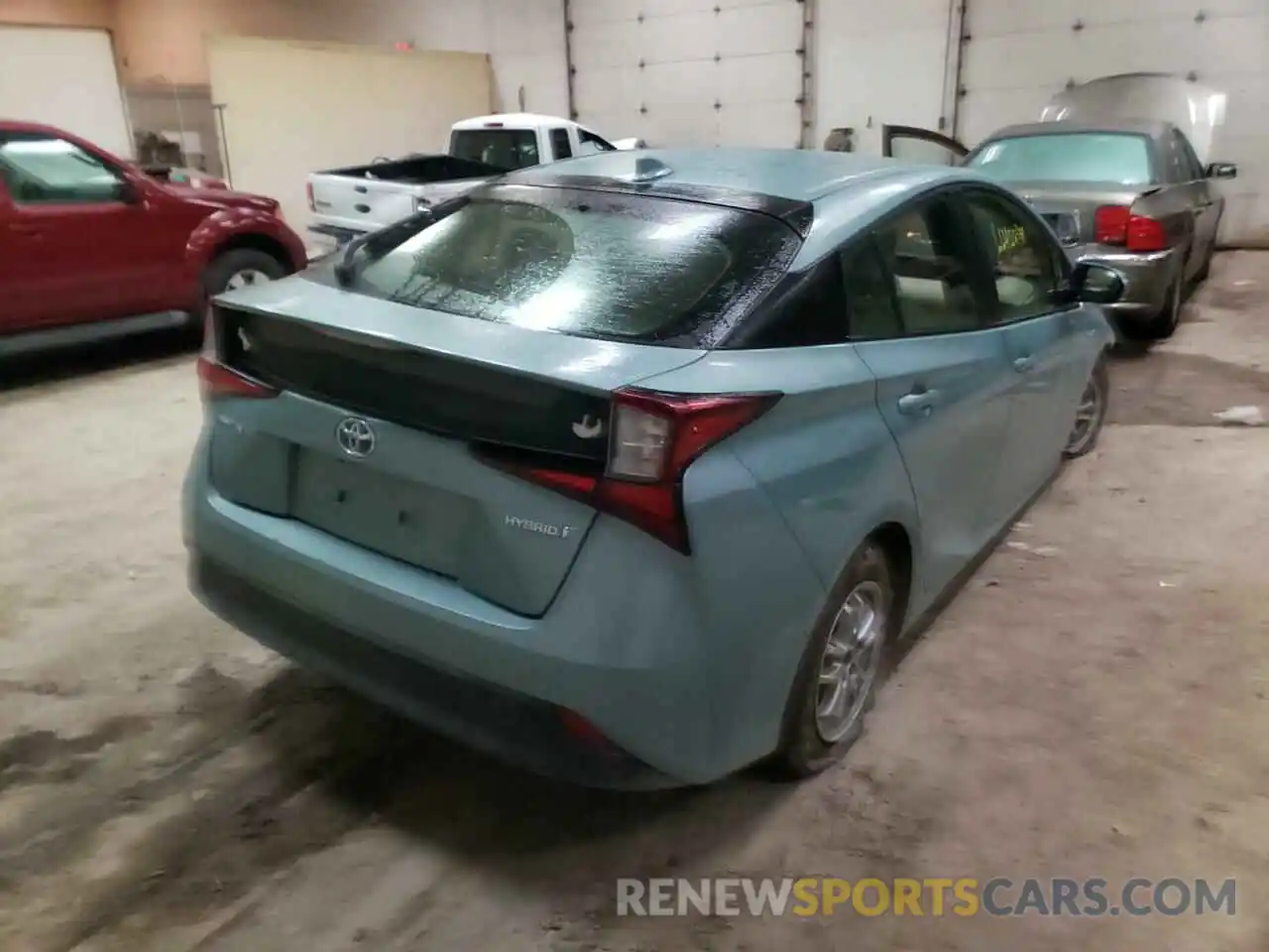 4 Photograph of a damaged car JTDKARFU2K3082903 TOYOTA PRIUS 2019