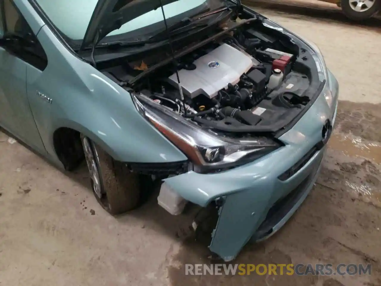 9 Фотография поврежденного автомобиля JTDKARFU2K3082903 TOYOTA PRIUS 2019