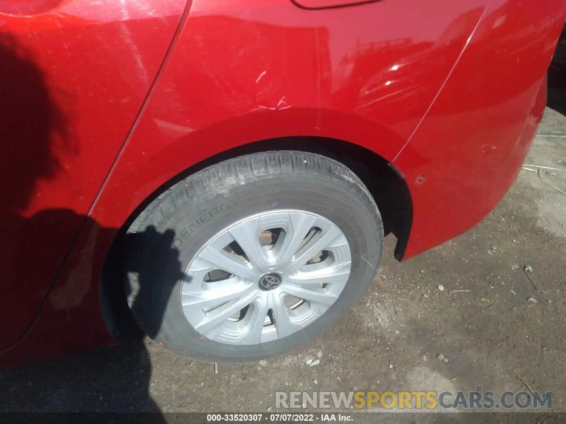 13 Photograph of a damaged car JTDKARFU2K3083145 TOYOTA PRIUS 2019