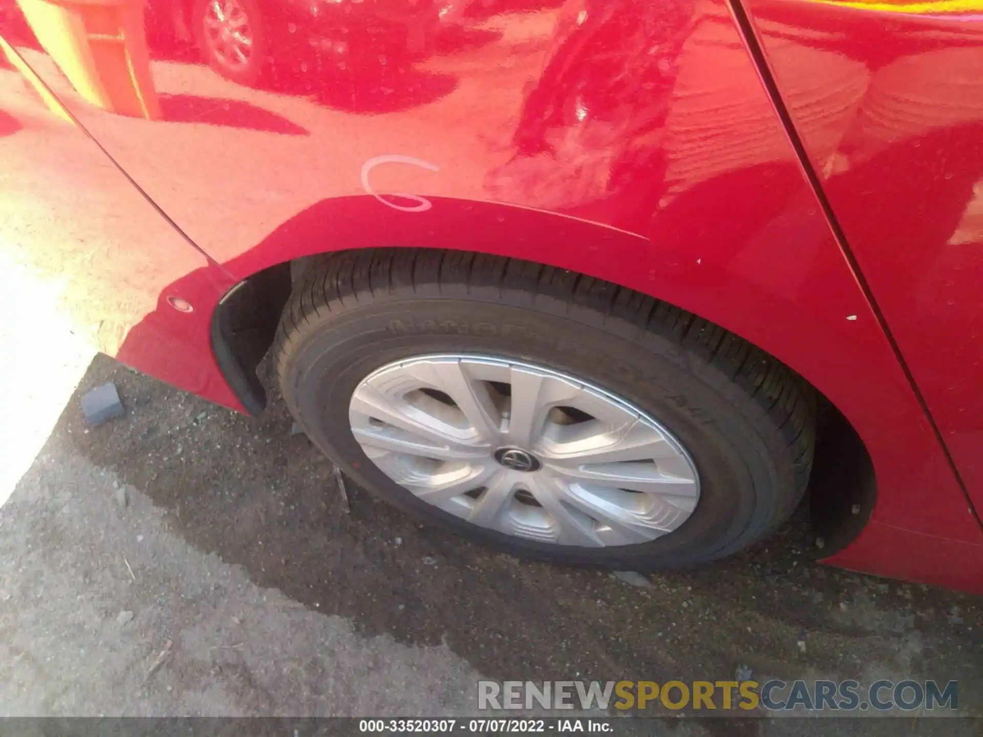 15 Photograph of a damaged car JTDKARFU2K3083145 TOYOTA PRIUS 2019