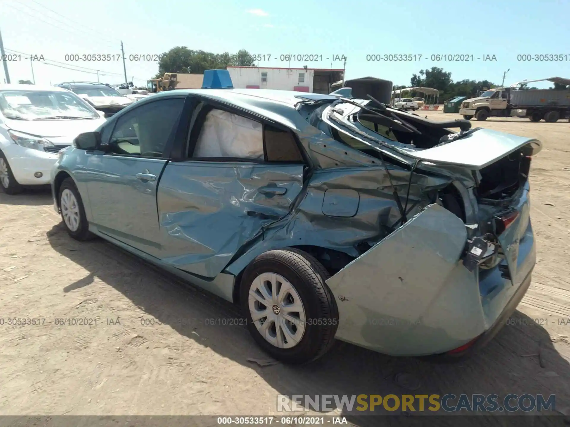 3 Photograph of a damaged car JTDKARFU2K3083226 TOYOTA PRIUS 2019