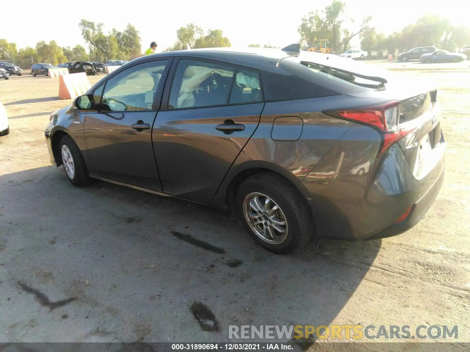 3 Photograph of a damaged car JTDKARFU2K3083551 TOYOTA PRIUS 2019