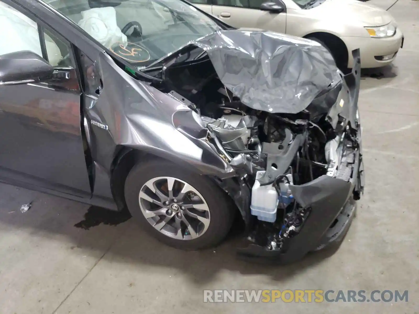 9 Photograph of a damaged car JTDKARFU2K3086000 TOYOTA PRIUS 2019