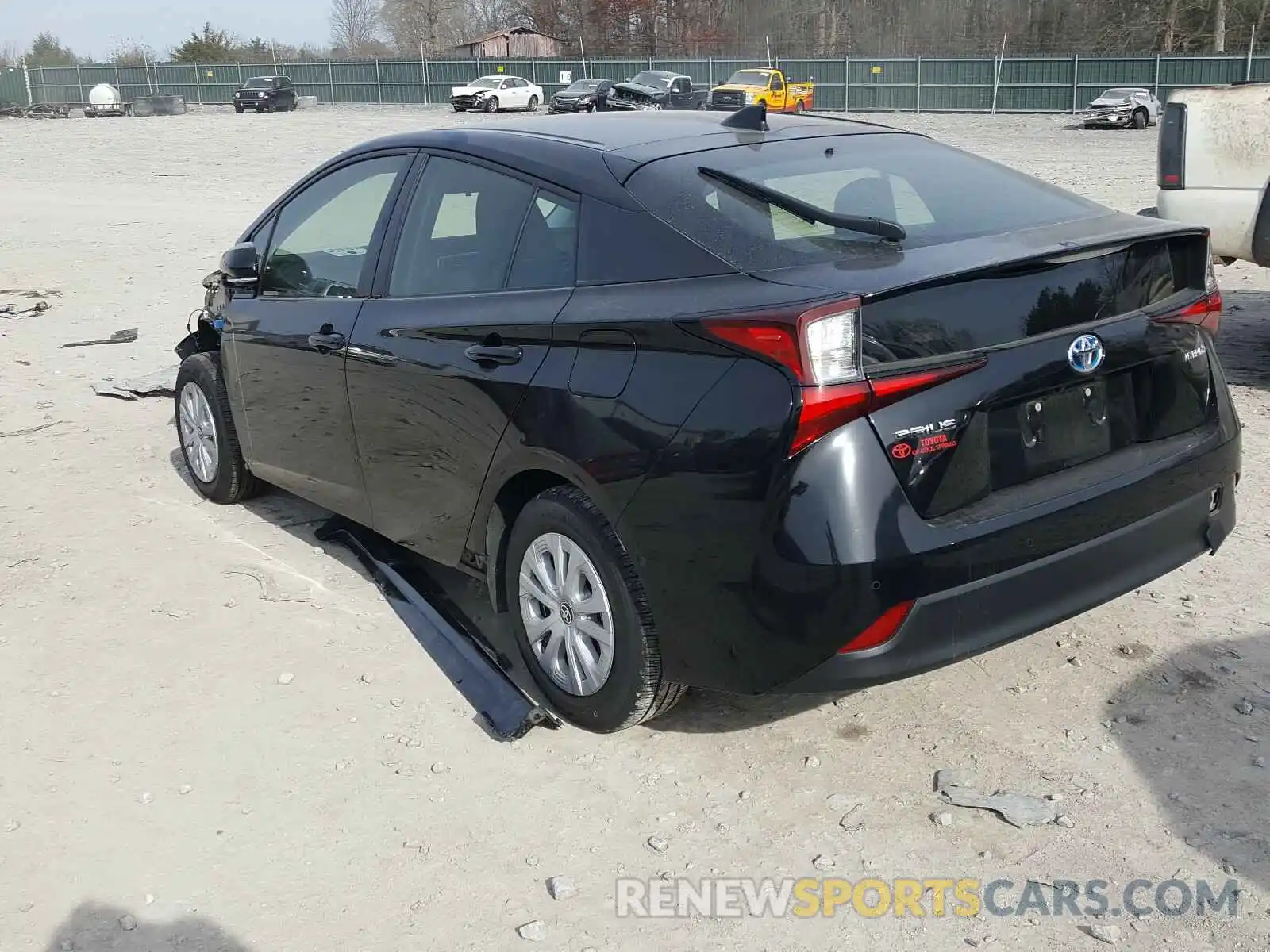 3 Фотография поврежденного автомобиля JTDKARFU2K3088619 TOYOTA PRIUS 2019