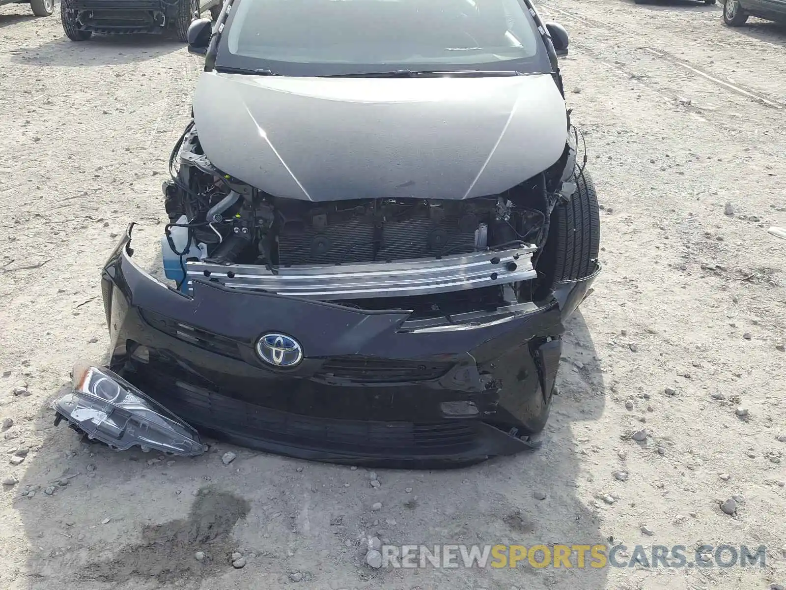 9 Photograph of a damaged car JTDKARFU2K3088619 TOYOTA PRIUS 2019