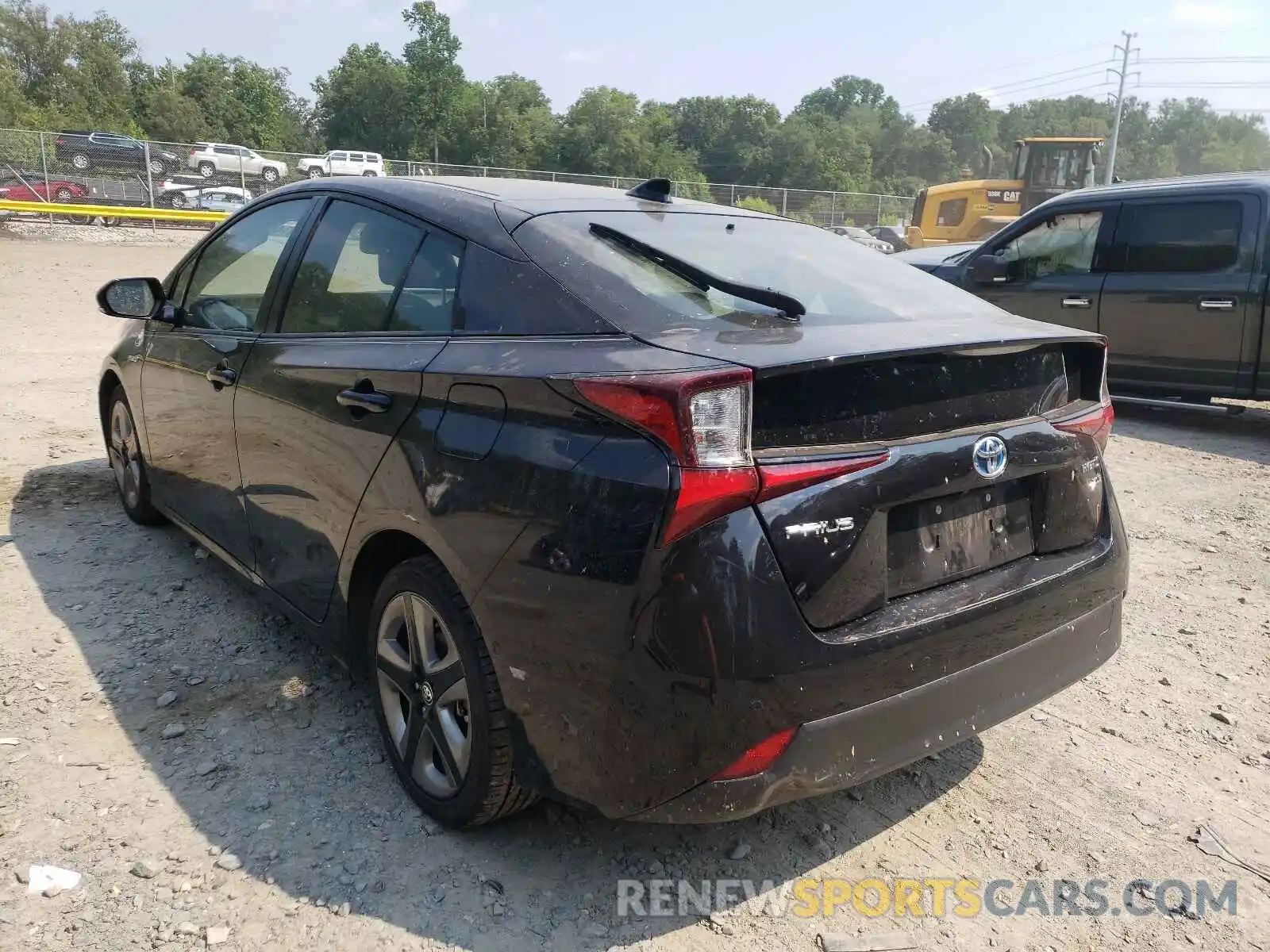 3 Photograph of a damaged car JTDKARFU2K3091469 TOYOTA PRIUS 2019