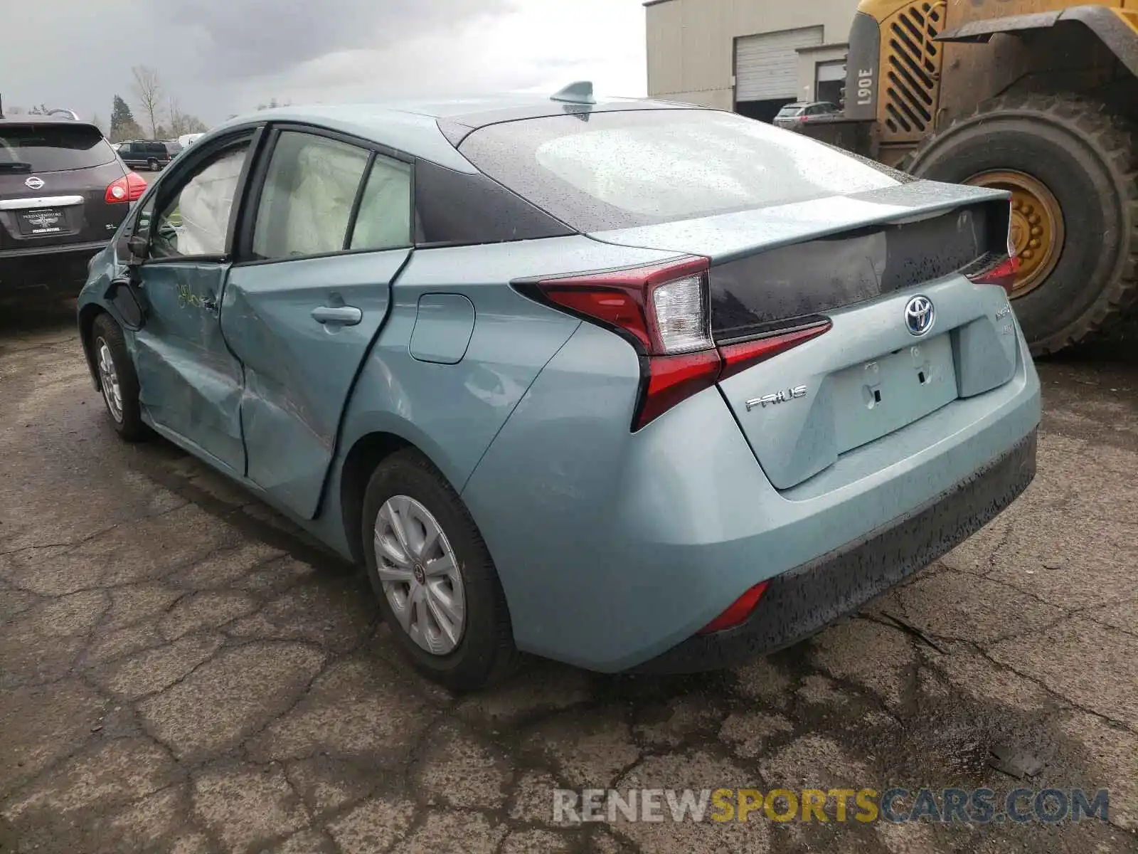 3 Photograph of a damaged car JTDKARFU2K3093058 TOYOTA PRIUS 2019