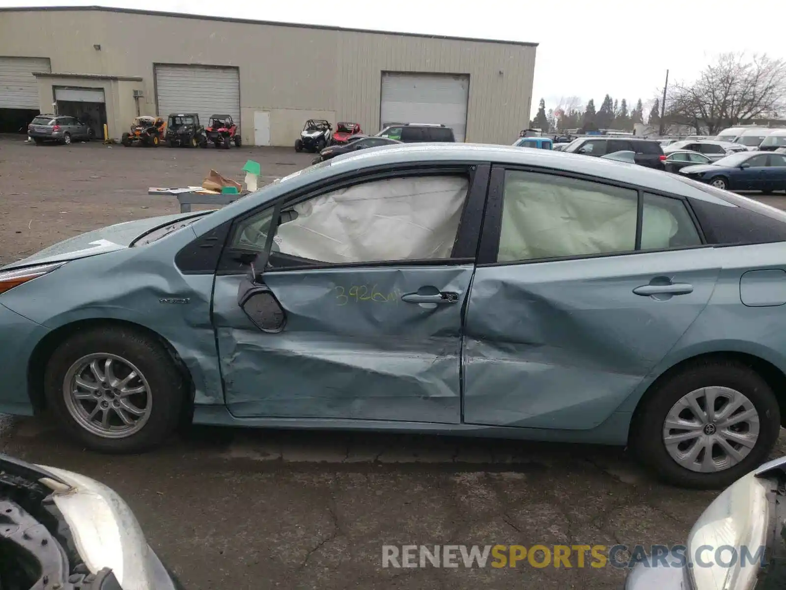 9 Photograph of a damaged car JTDKARFU2K3093058 TOYOTA PRIUS 2019