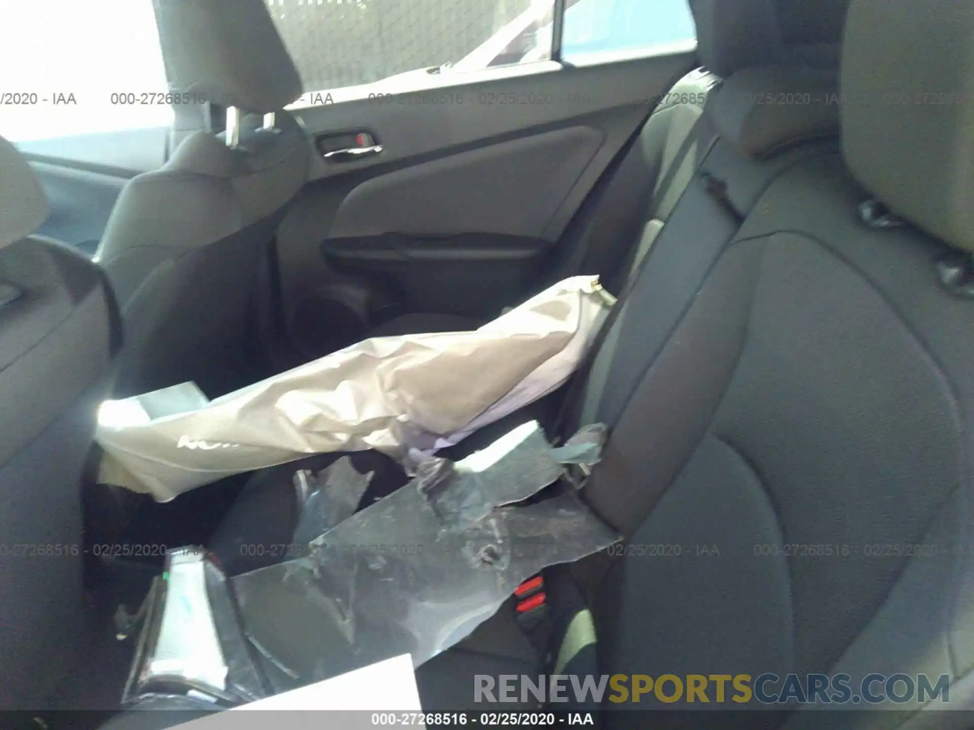 8 Photograph of a damaged car JTDKARFU2K3093254 TOYOTA PRIUS 2019