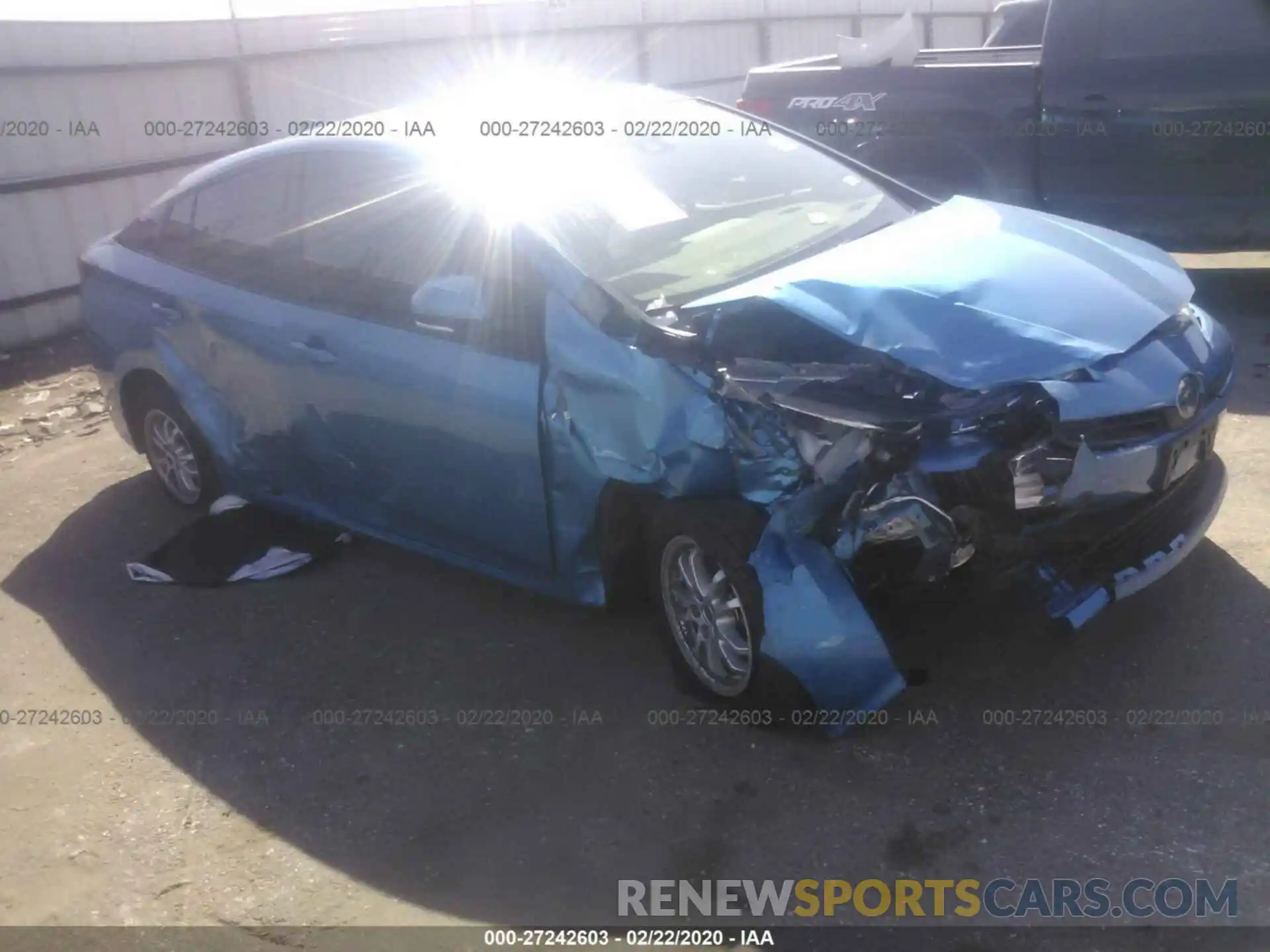 1 Photograph of a damaged car JTDKARFU2K3094291 TOYOTA PRIUS 2019