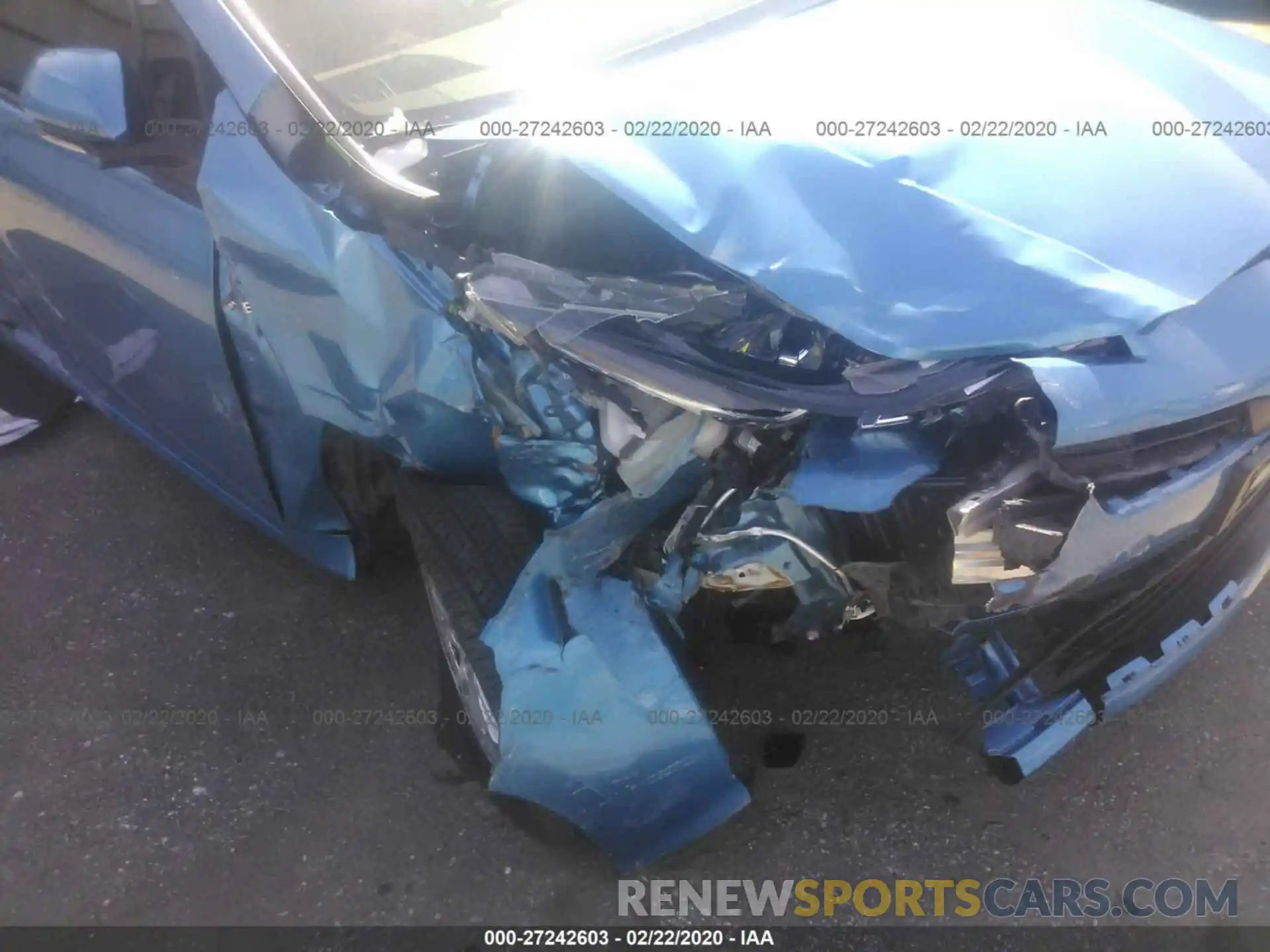 6 Photograph of a damaged car JTDKARFU2K3094291 TOYOTA PRIUS 2019