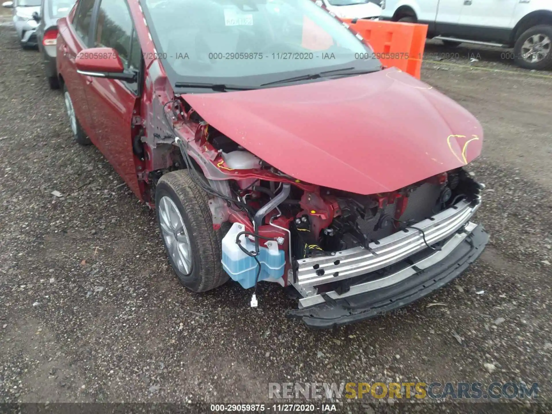 6 Photograph of a damaged car JTDKARFU2K3094484 TOYOTA PRIUS 2019