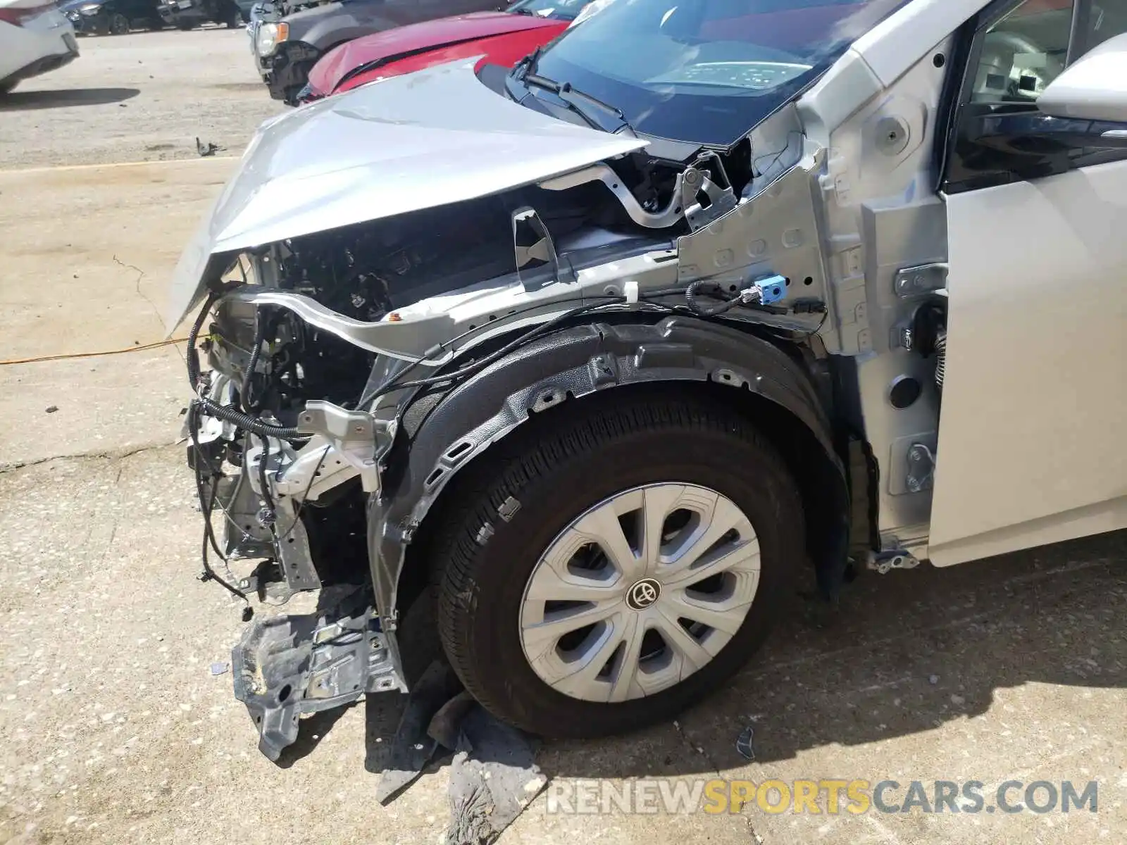 9 Photograph of a damaged car JTDKARFU2K3096154 TOYOTA PRIUS 2019