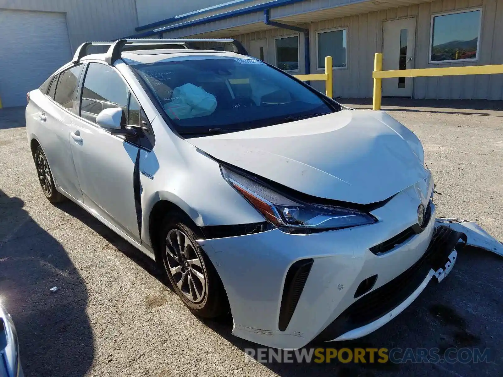 1 Photograph of a damaged car JTDKARFU2K3096235 TOYOTA PRIUS 2019