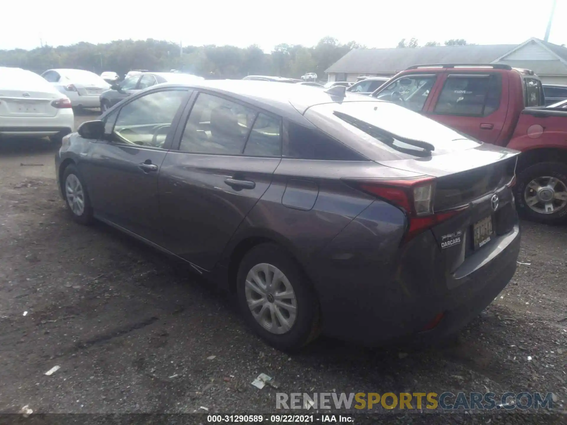 3 Photograph of a damaged car JTDKARFU2K3096736 TOYOTA PRIUS 2019