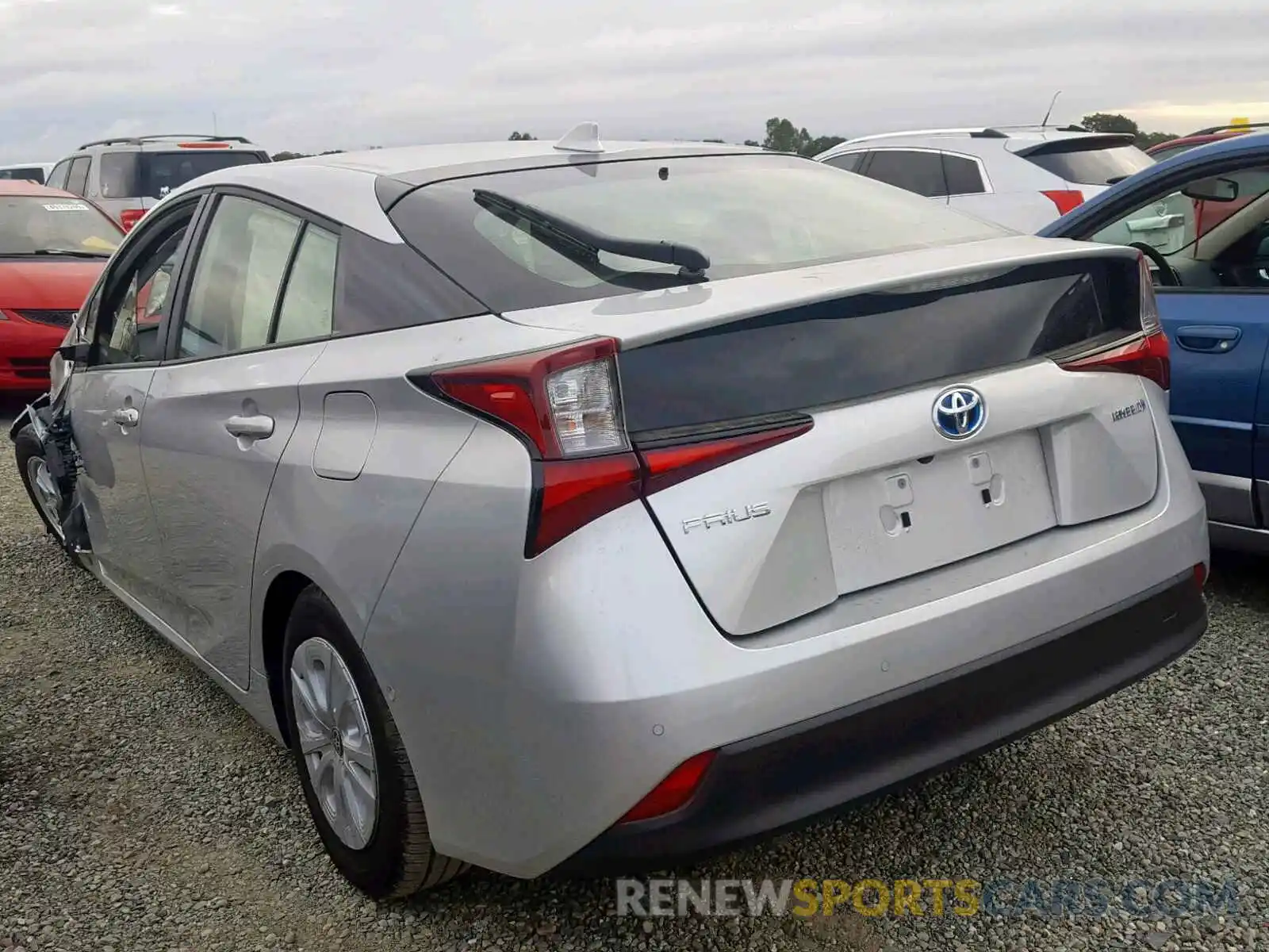 3 Photograph of a damaged car JTDKARFU2K3097112 TOYOTA PRIUS 2019