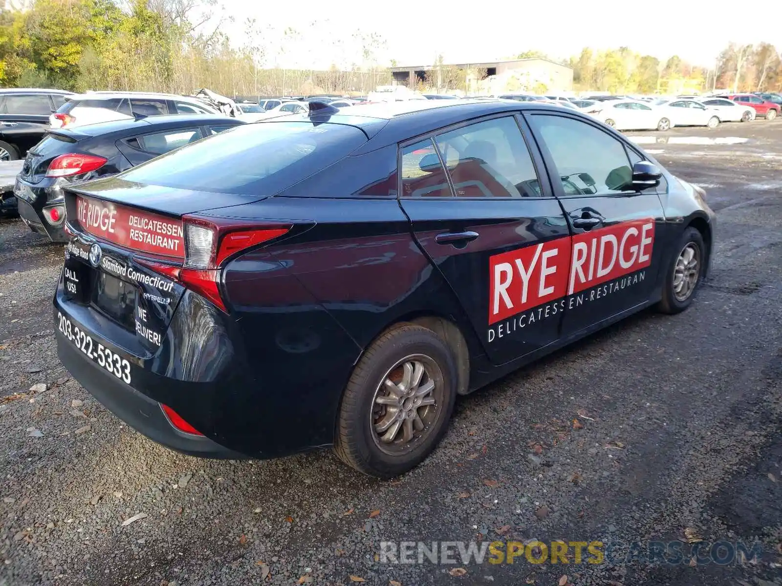 4 Photograph of a damaged car JTDKARFU2K3097353 TOYOTA PRIUS 2019