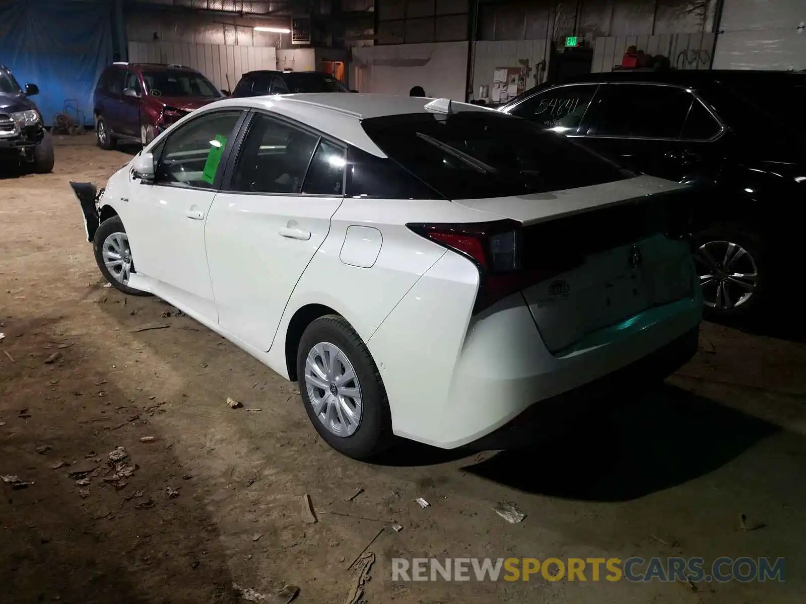 3 Photograph of a damaged car JTDKARFU2K3097692 TOYOTA PRIUS 2019