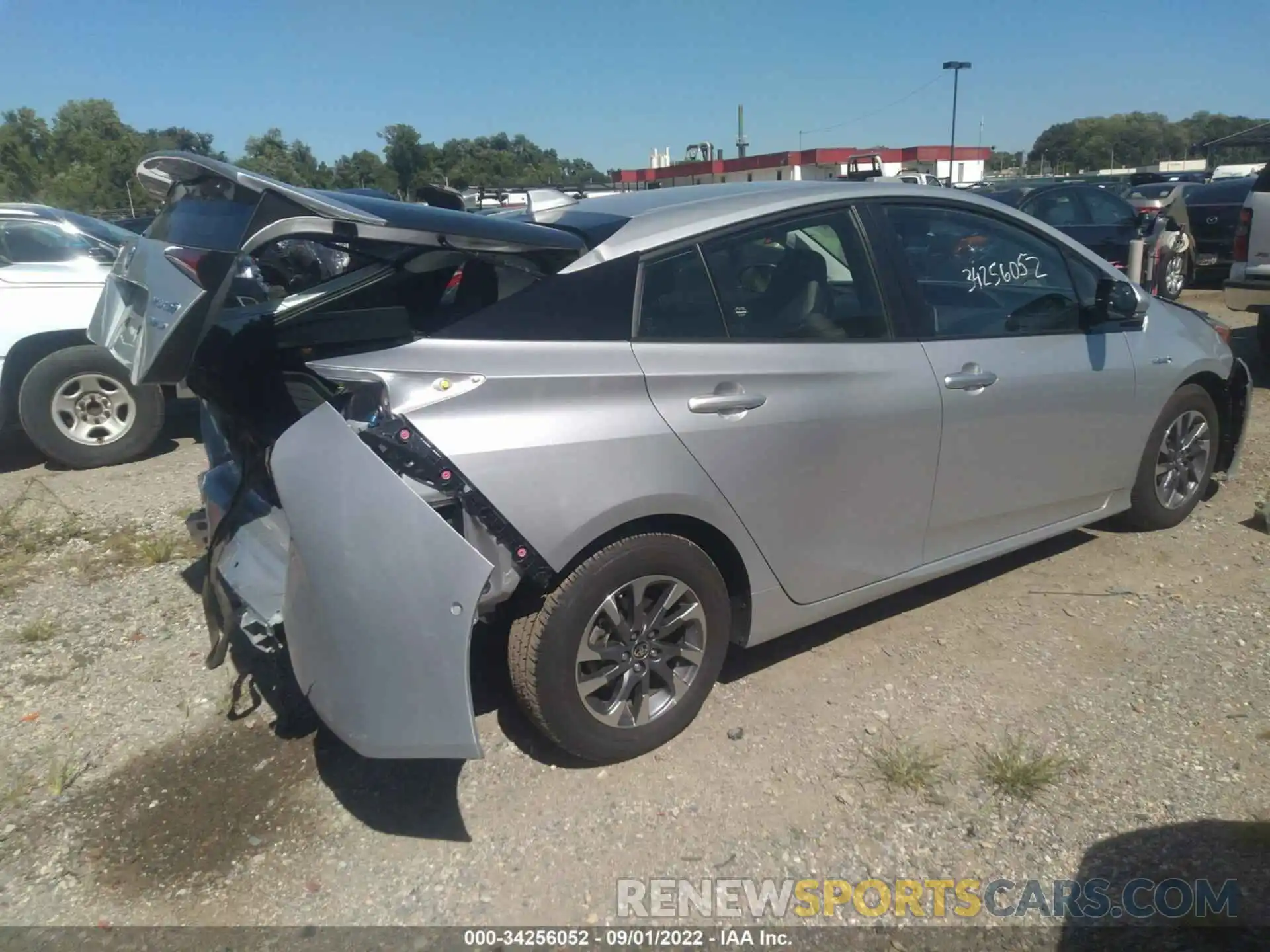 4 Photograph of a damaged car JTDKARFU2K3097773 TOYOTA PRIUS 2019