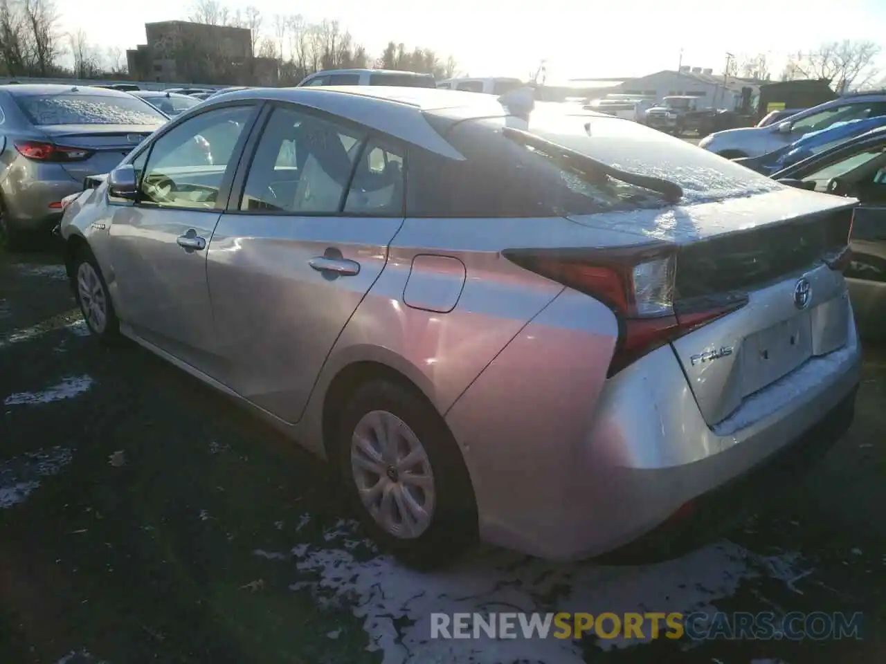 3 Photograph of a damaged car JTDKARFU2K3098471 TOYOTA PRIUS 2019