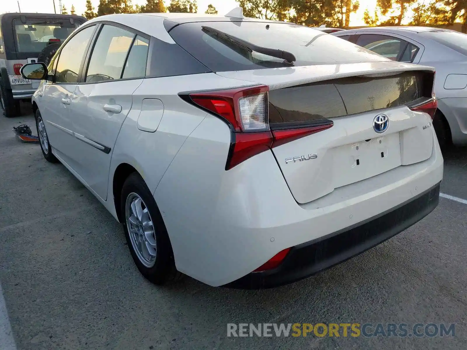 3 Photograph of a damaged car JTDKARFU2K3099166 TOYOTA PRIUS 2019