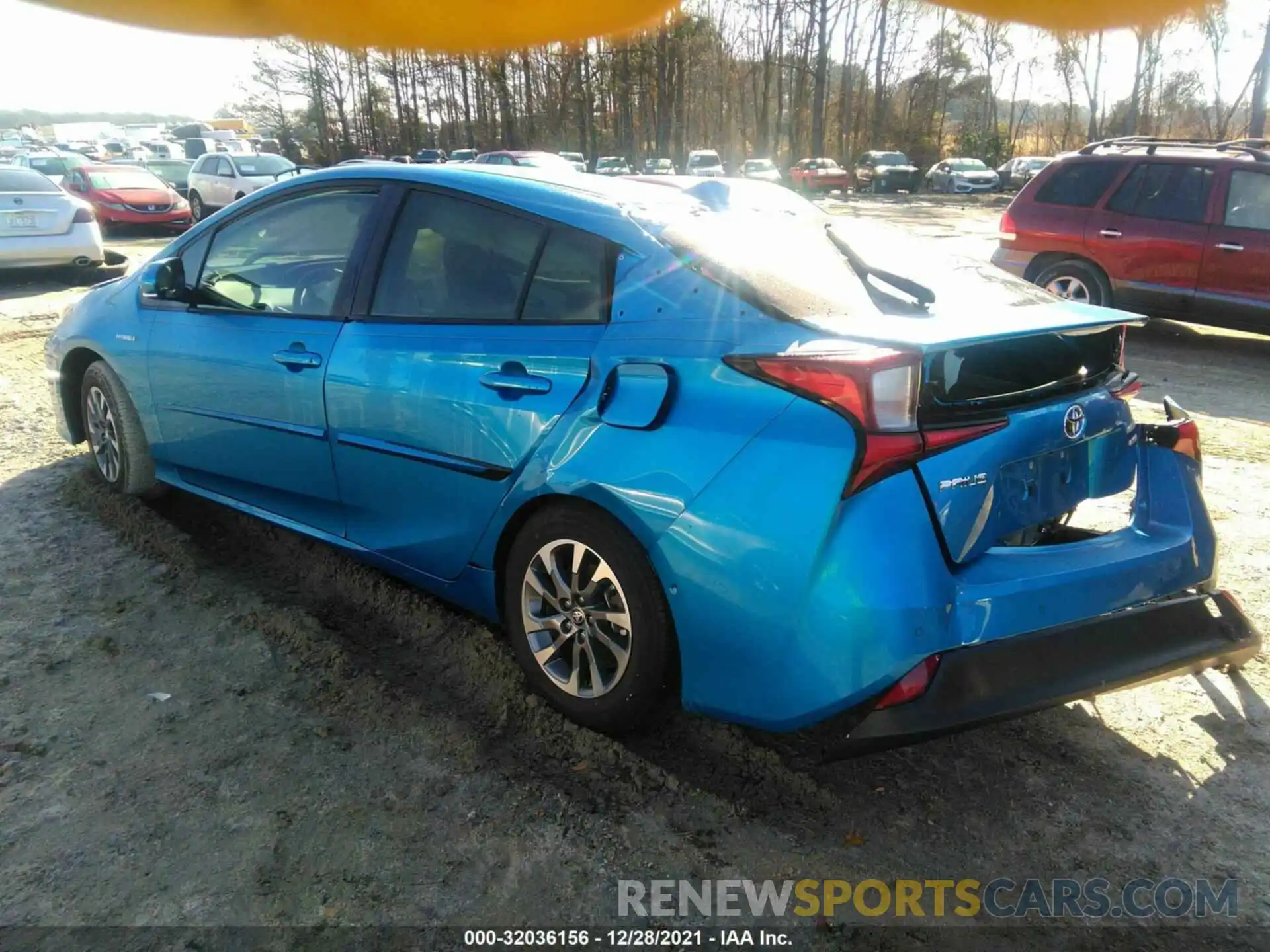 3 Photograph of a damaged car JTDKARFU2K3099443 TOYOTA PRIUS 2019