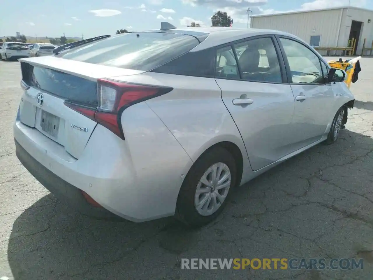 4 Photograph of a damaged car JTDKARFU2K3101417 TOYOTA PRIUS 2019