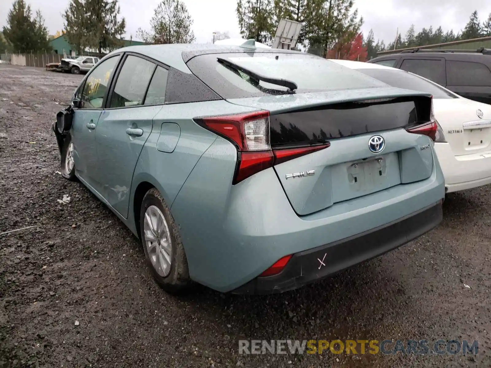 3 Photograph of a damaged car JTDKARFU2K3101854 TOYOTA PRIUS 2019