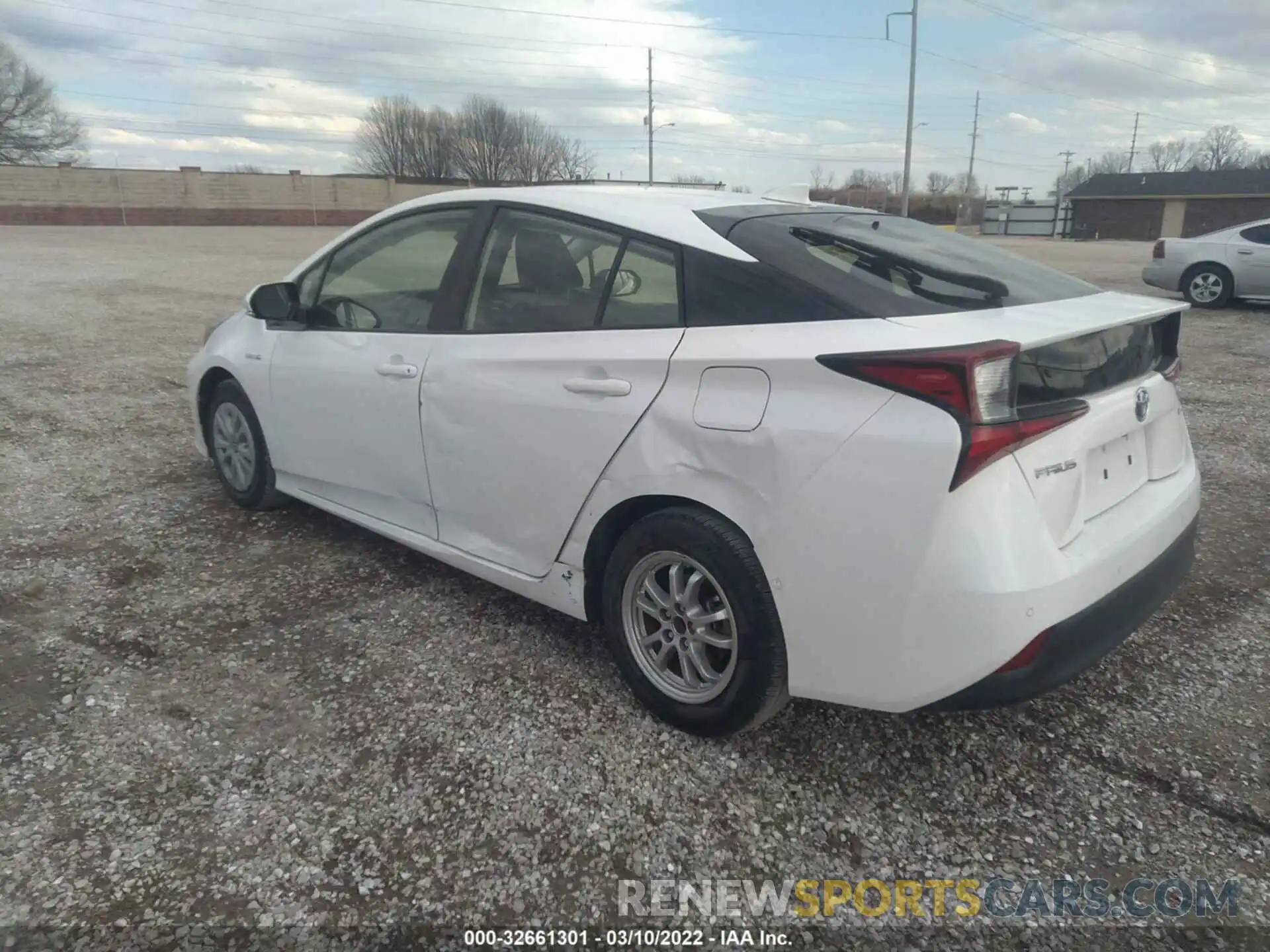 3 Photograph of a damaged car JTDKARFU3K3069352 TOYOTA PRIUS 2019